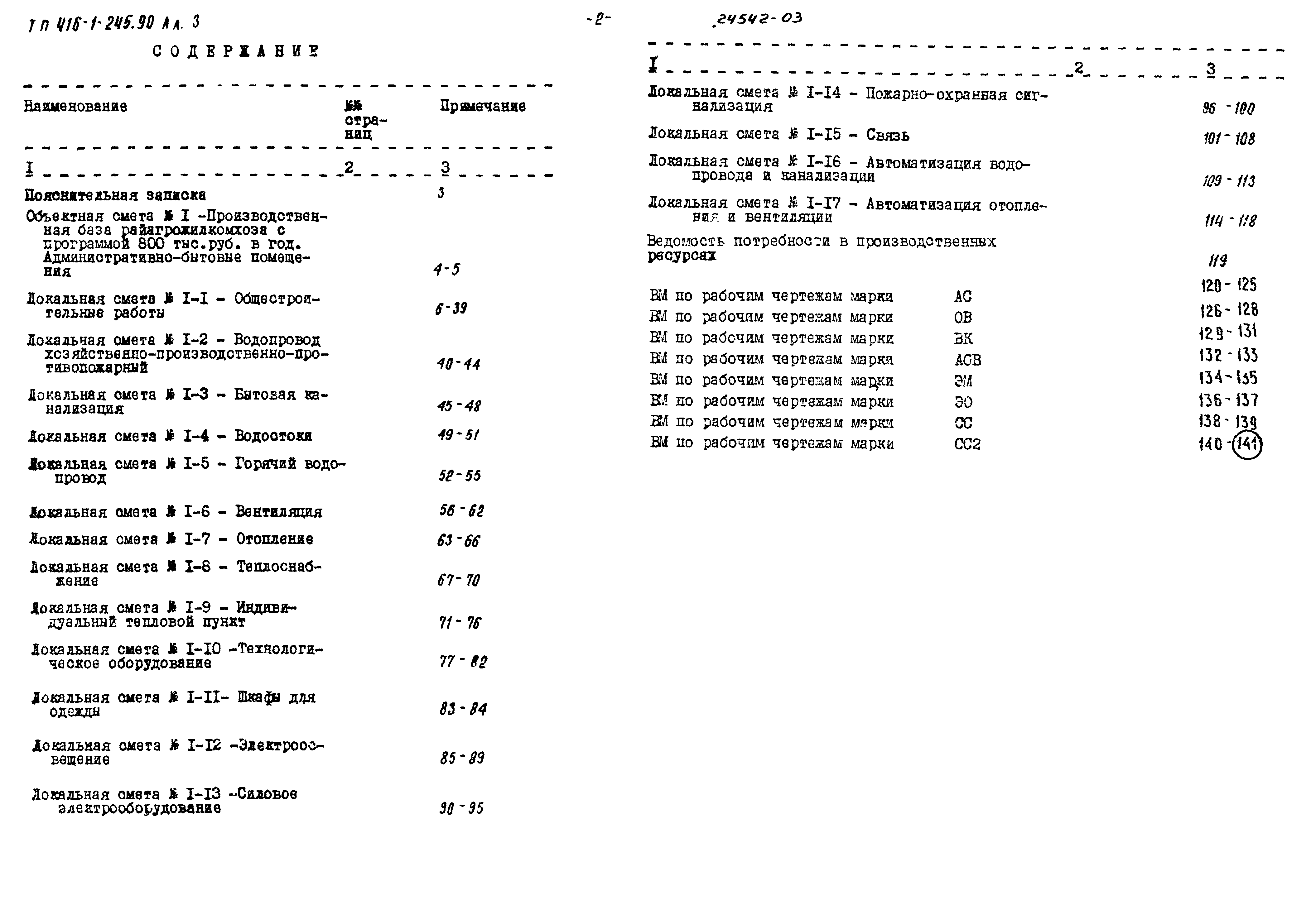 Типовой проект 416-1-245.90