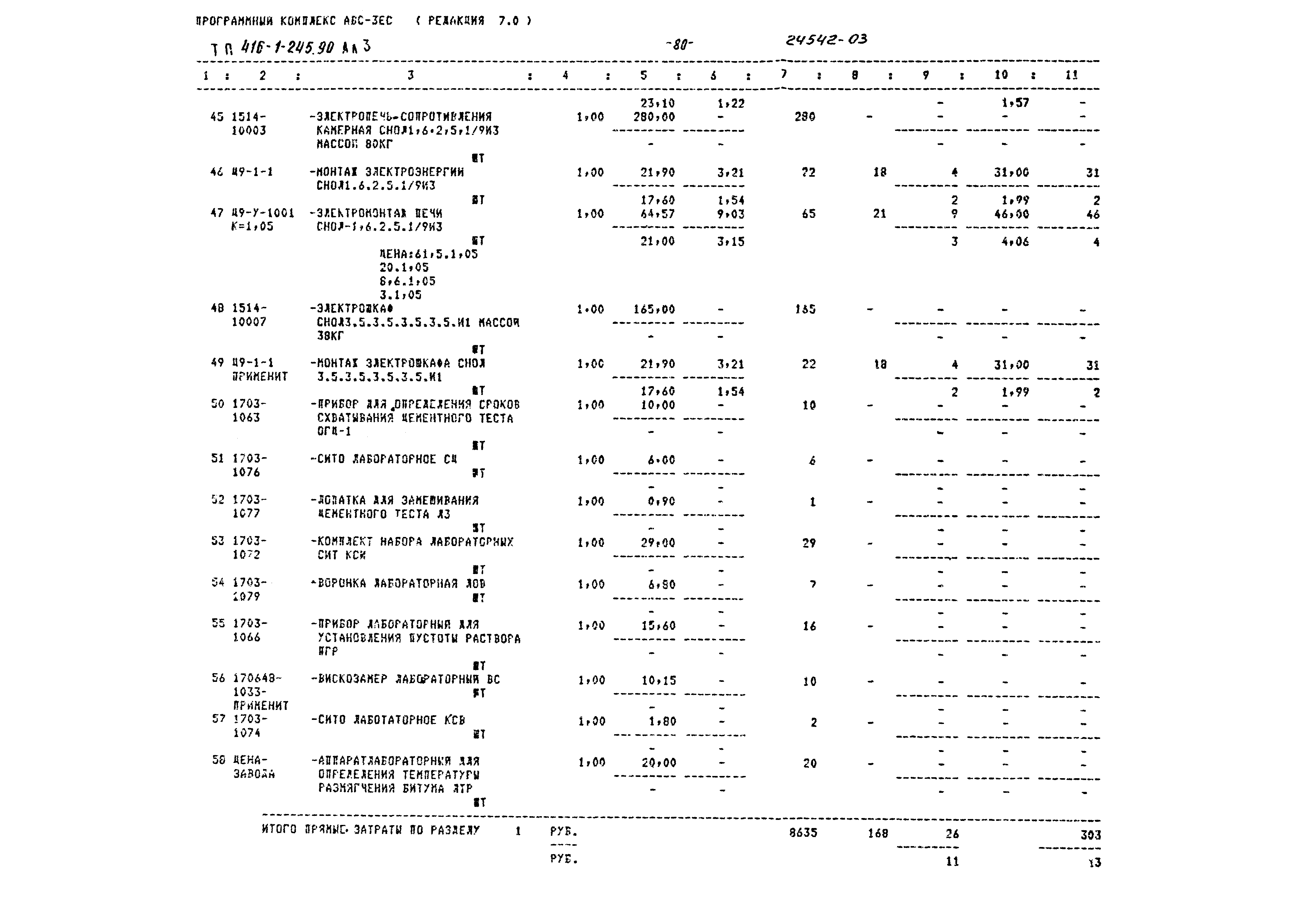 Типовой проект 416-1-245.90