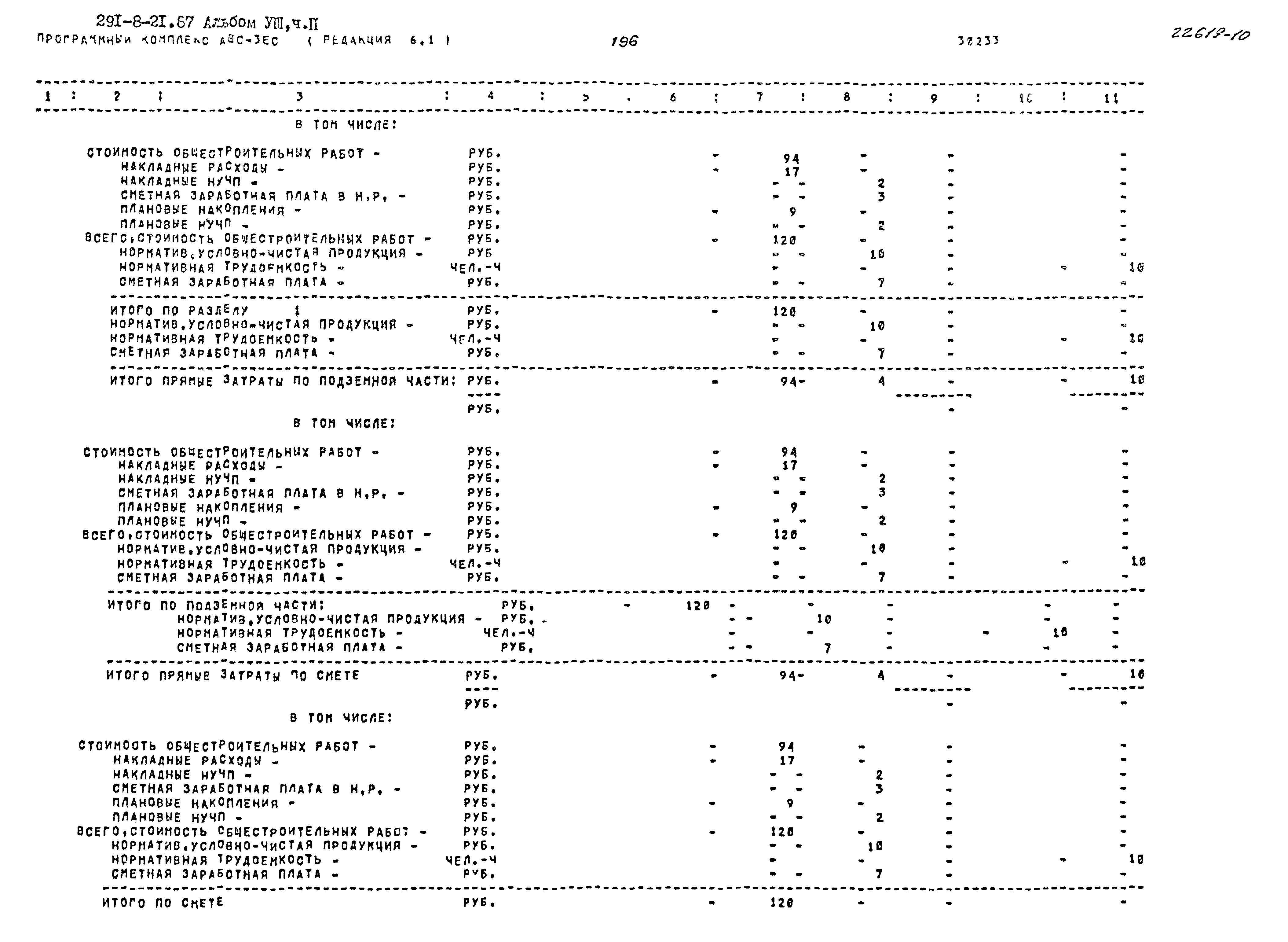 Типовой проект 291-8-21.87
