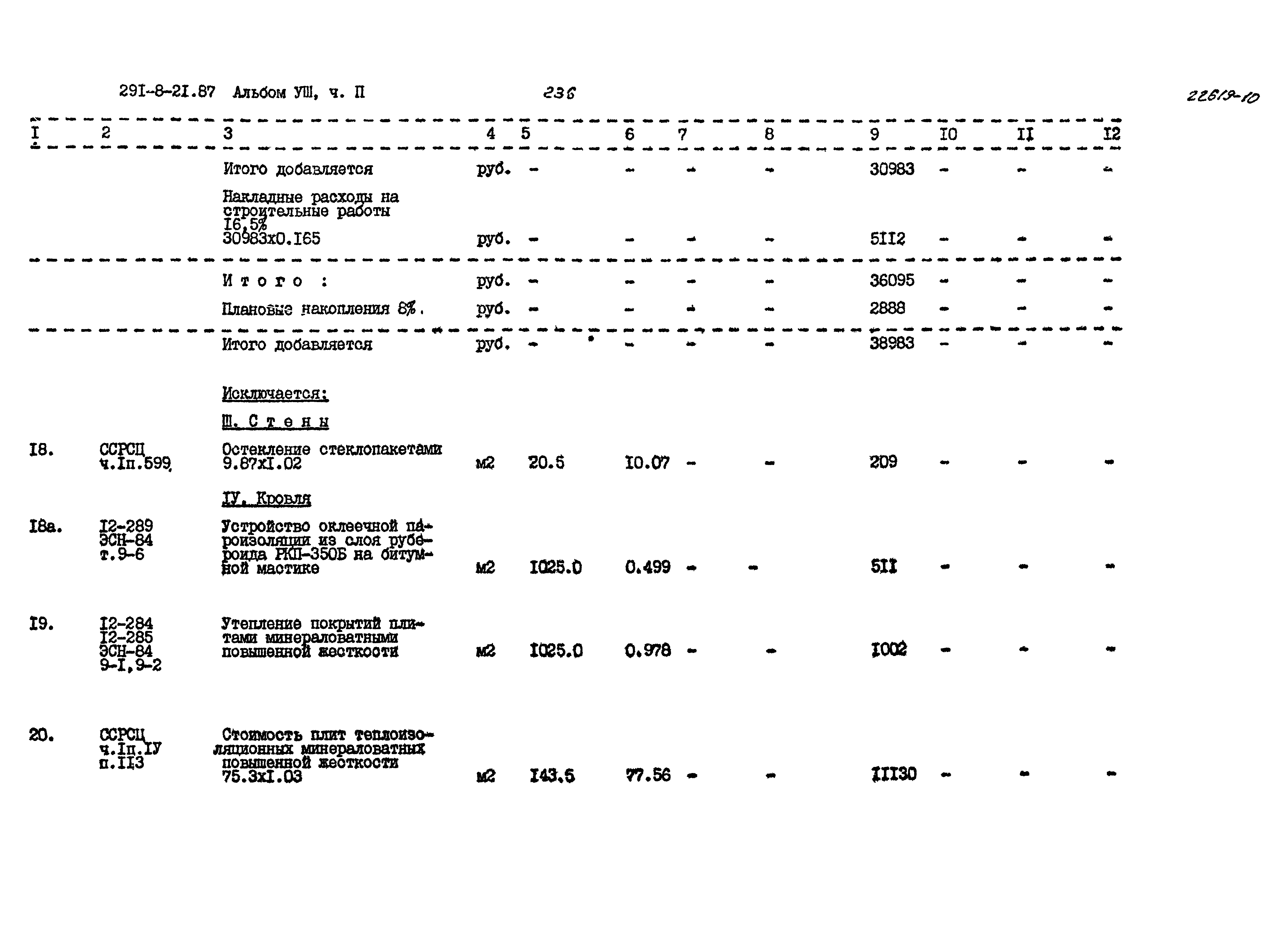 Типовой проект 291-8-21.87