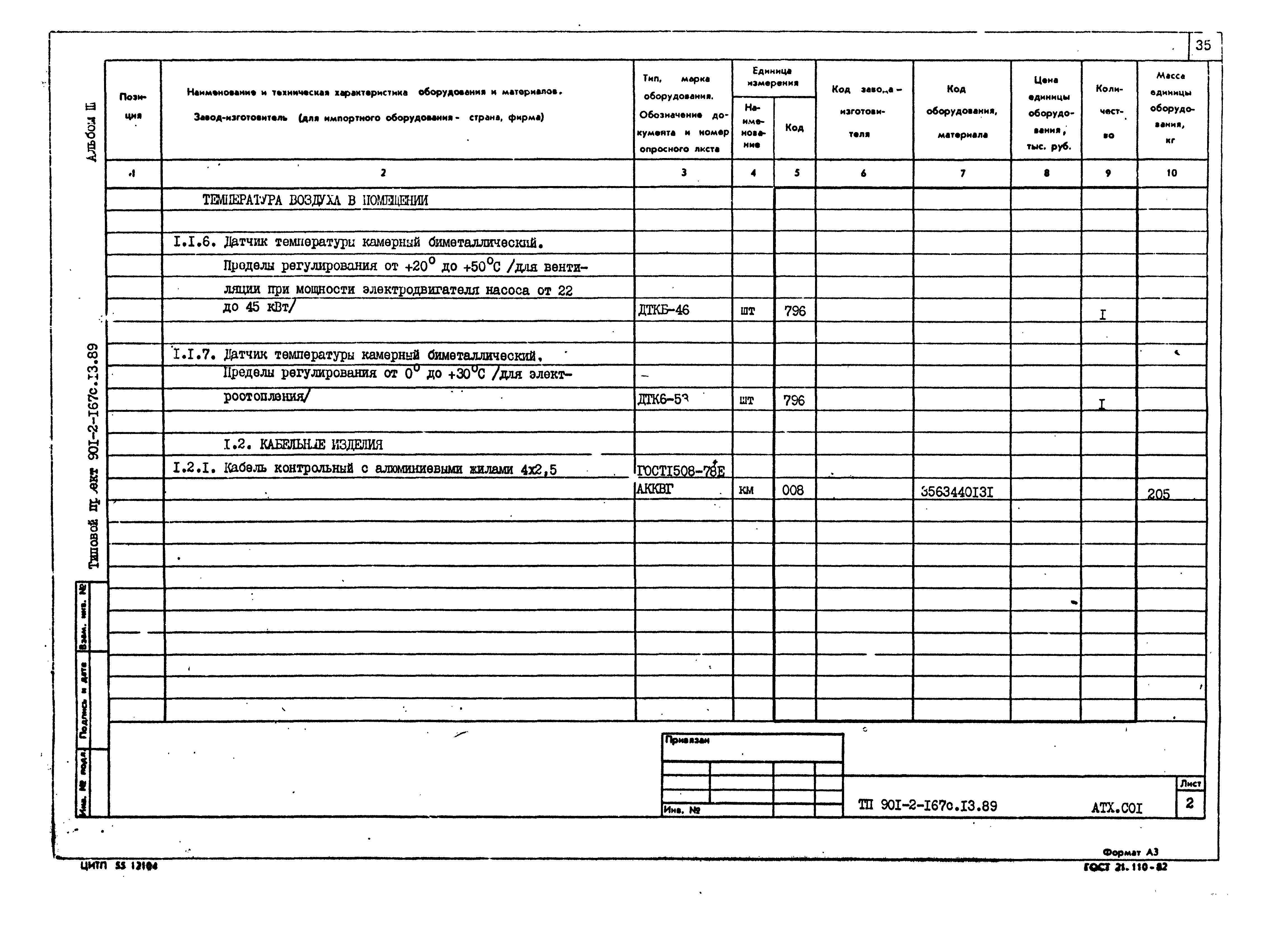 Типовой проект 901-2-167с.13.89