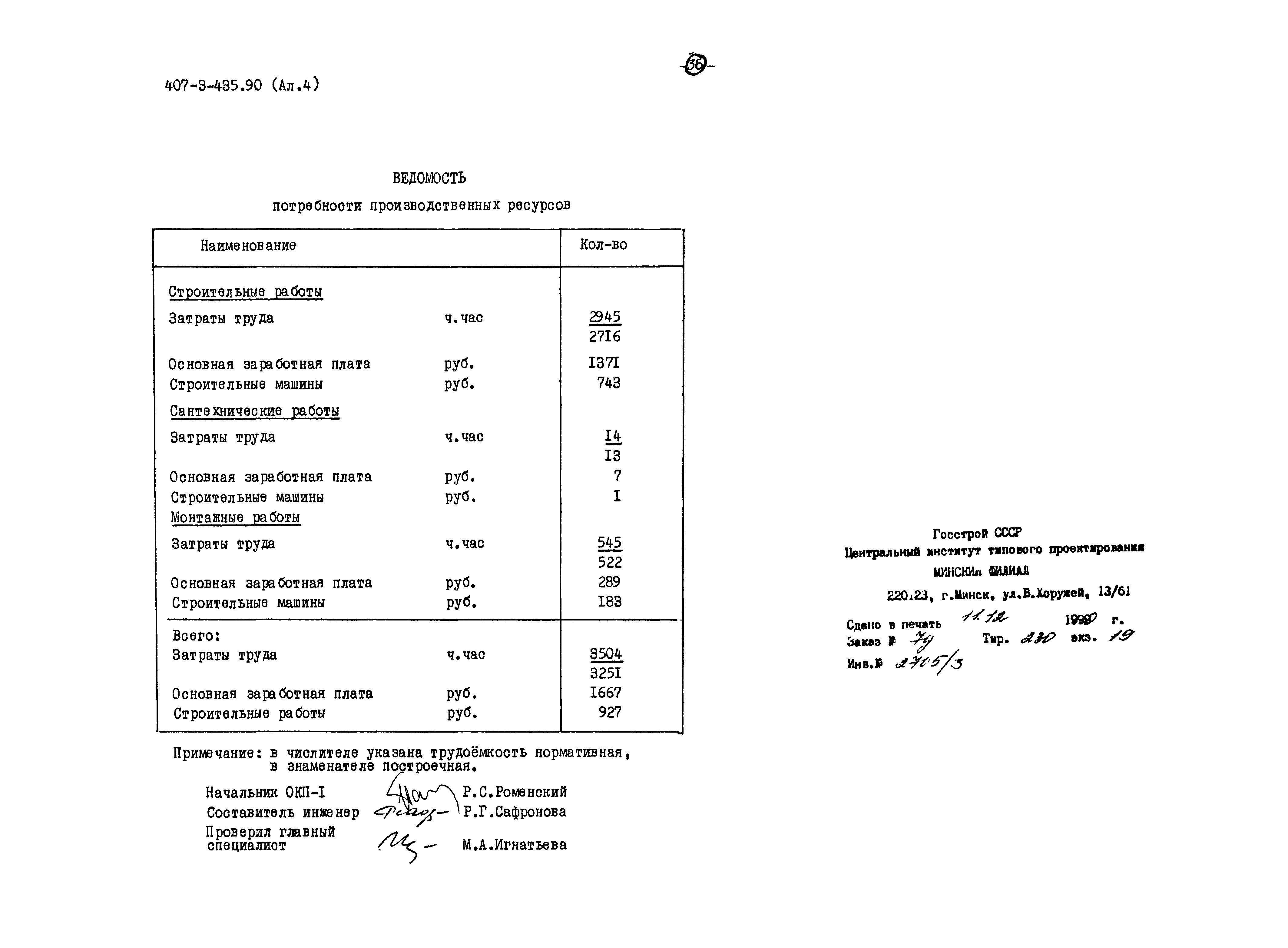 Типовой проект 407-3-435.90