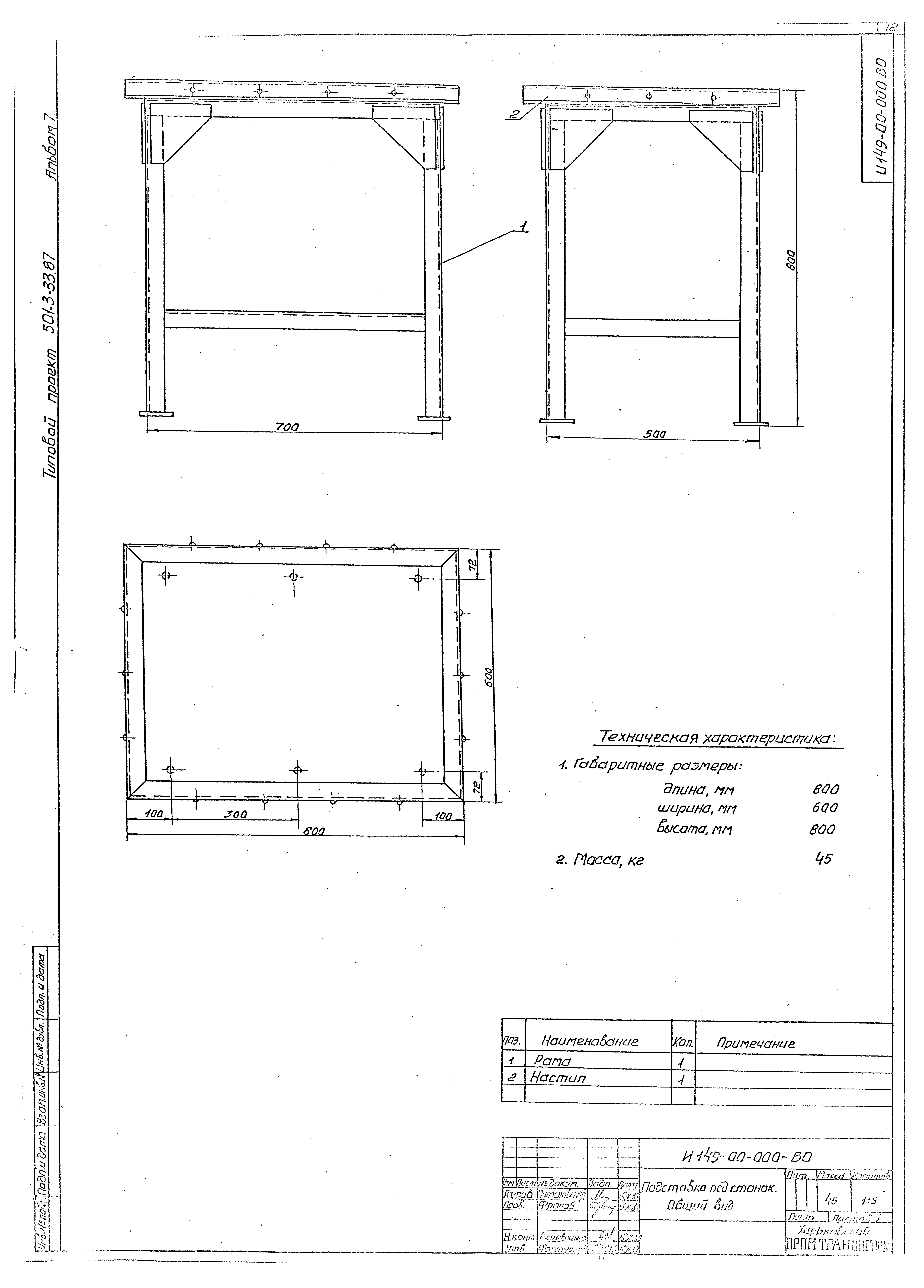 Типовой проект 501-3-33.87