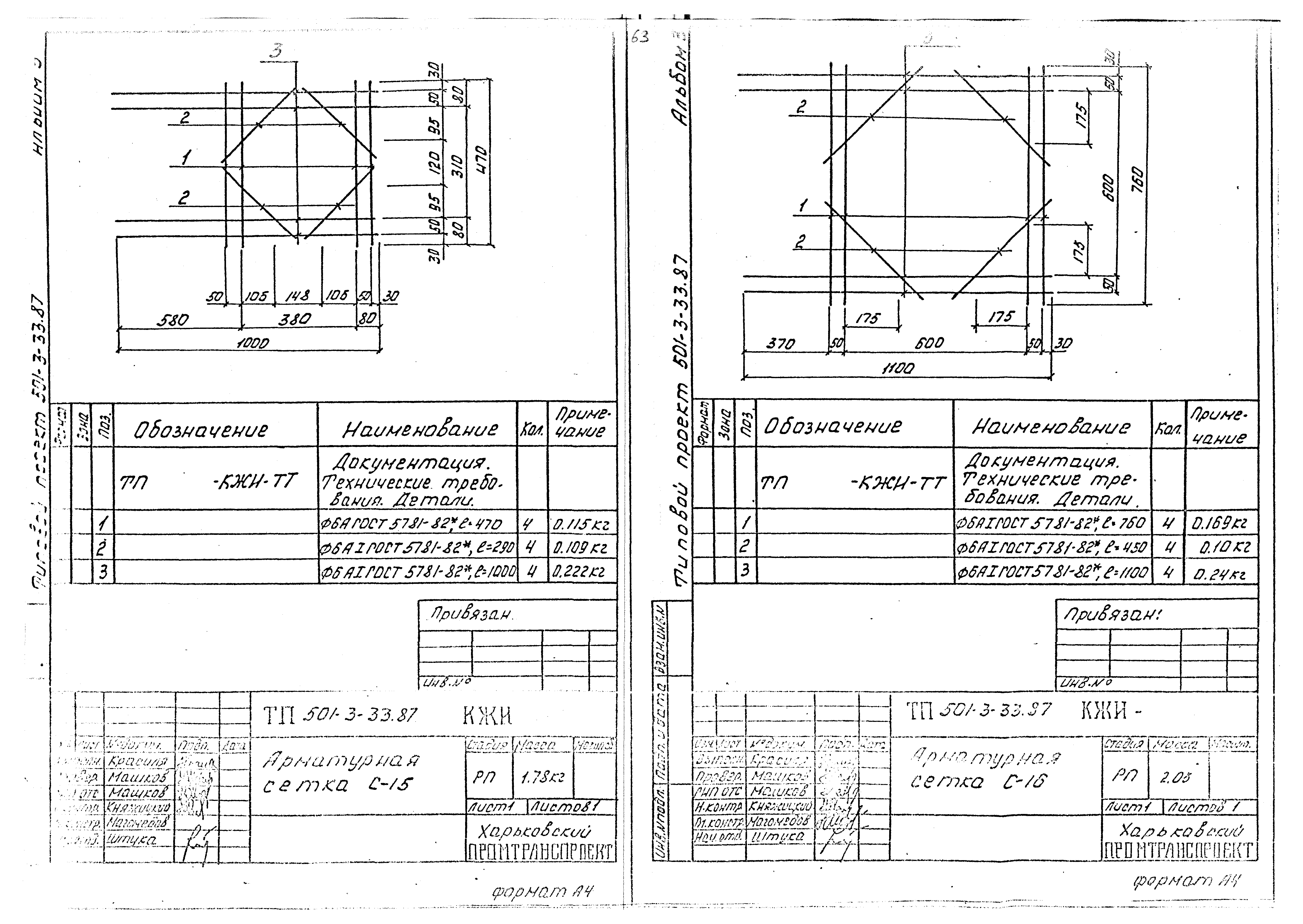 Типовой проект 501-3-33.87