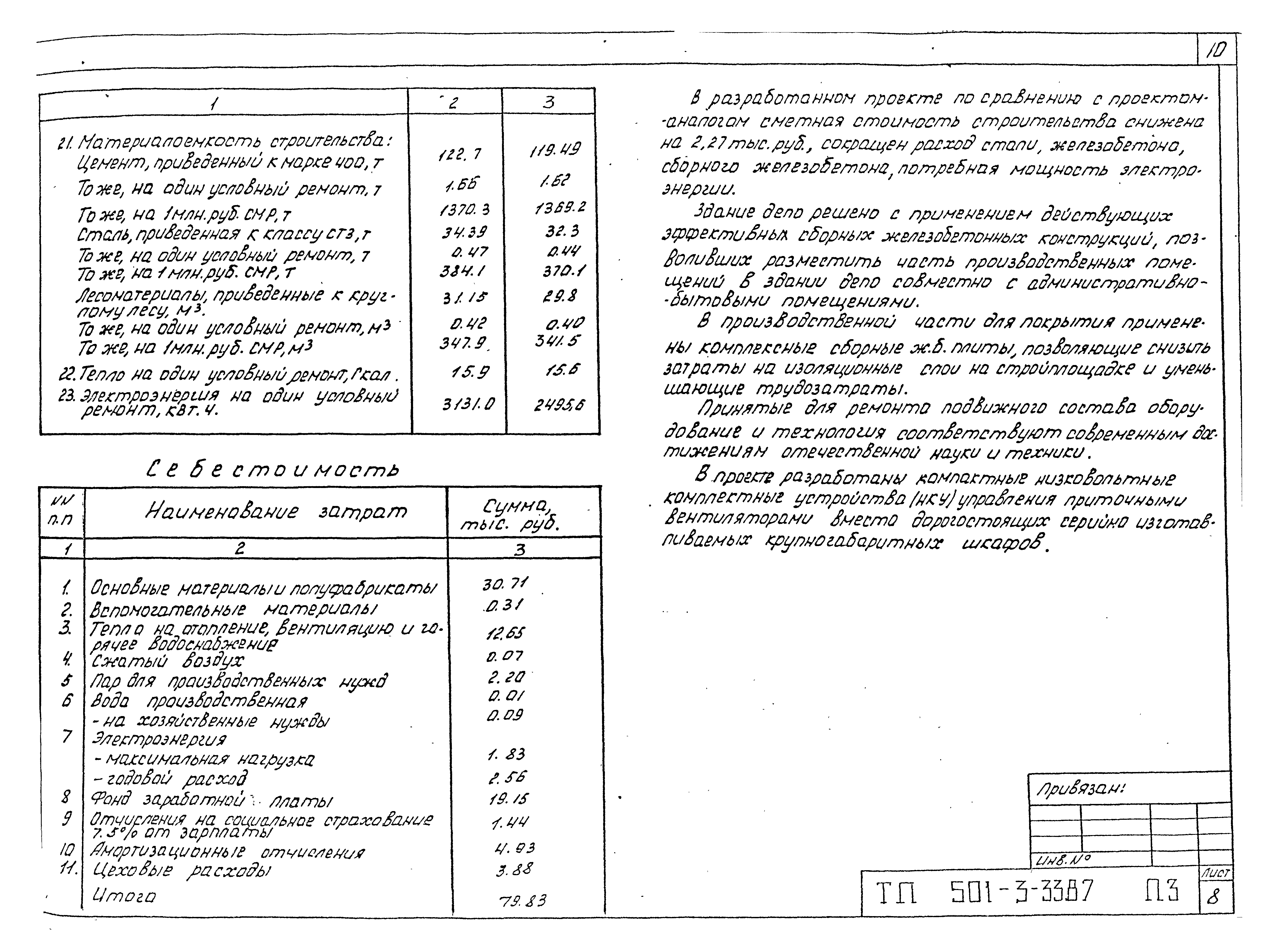 Типовой проект 501-3-33.87