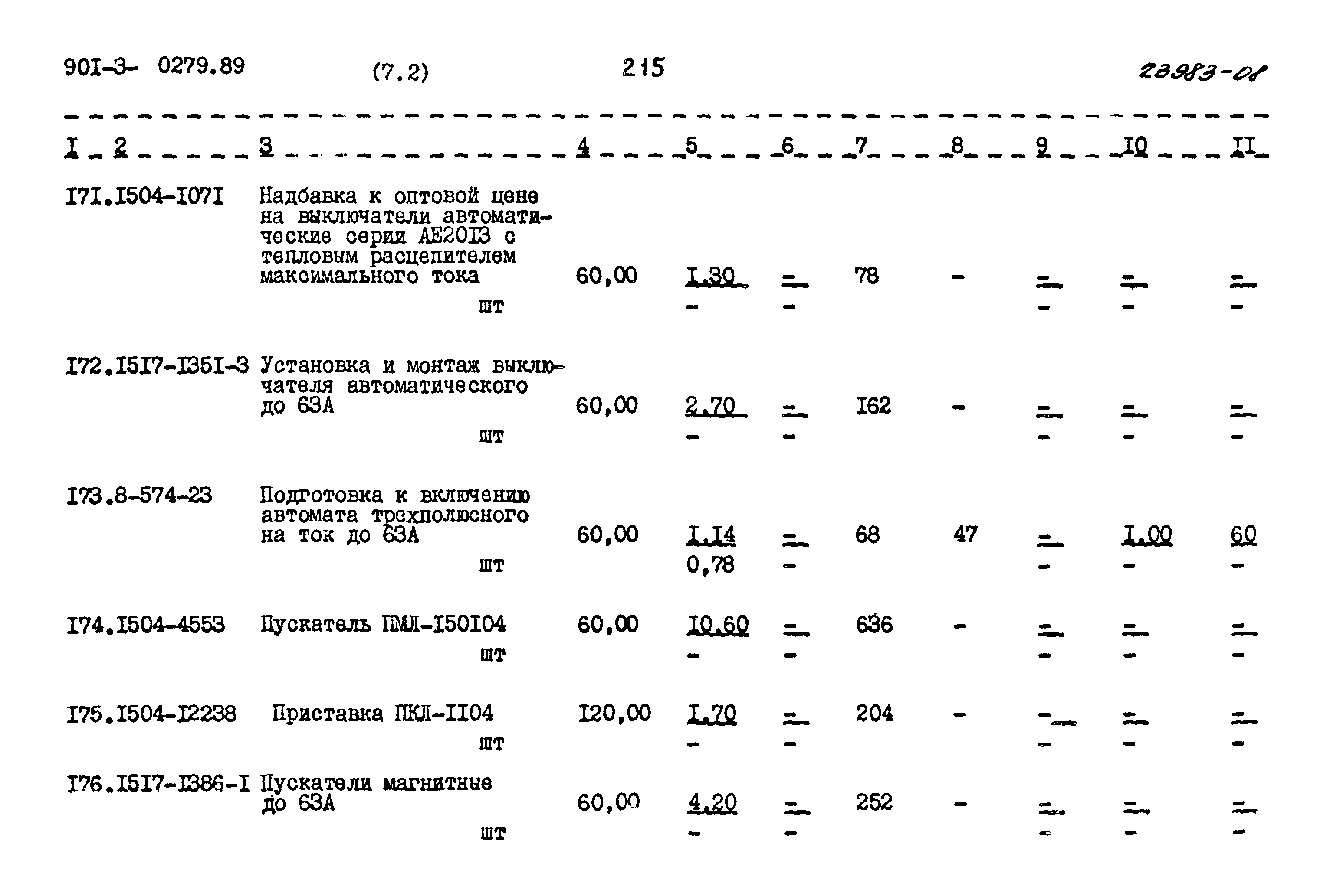 Типовые проектные решения 901-3-0279.89