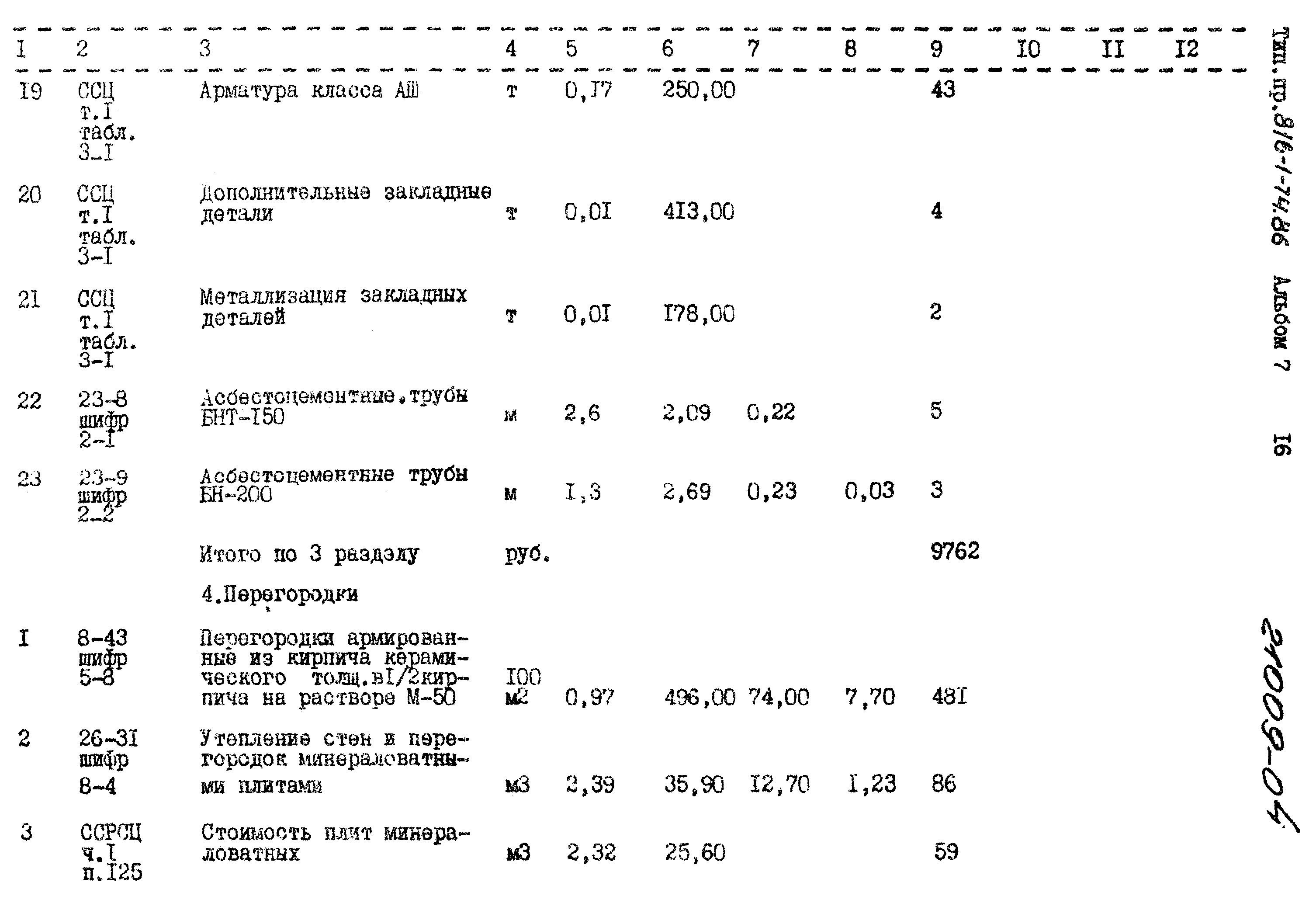 Типовой проект 816-1-74.86