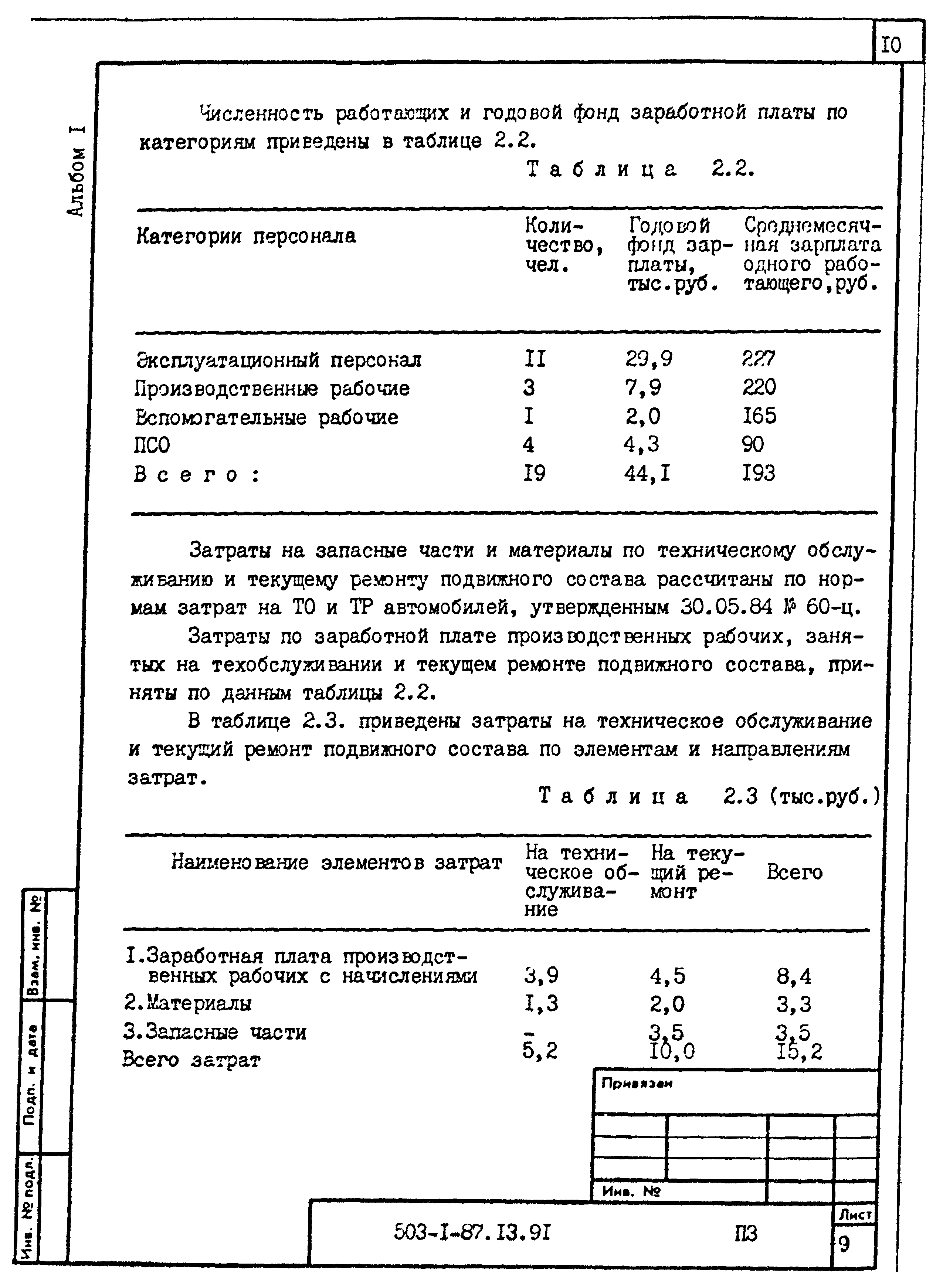 Типовой проект 503-1-87.13.91