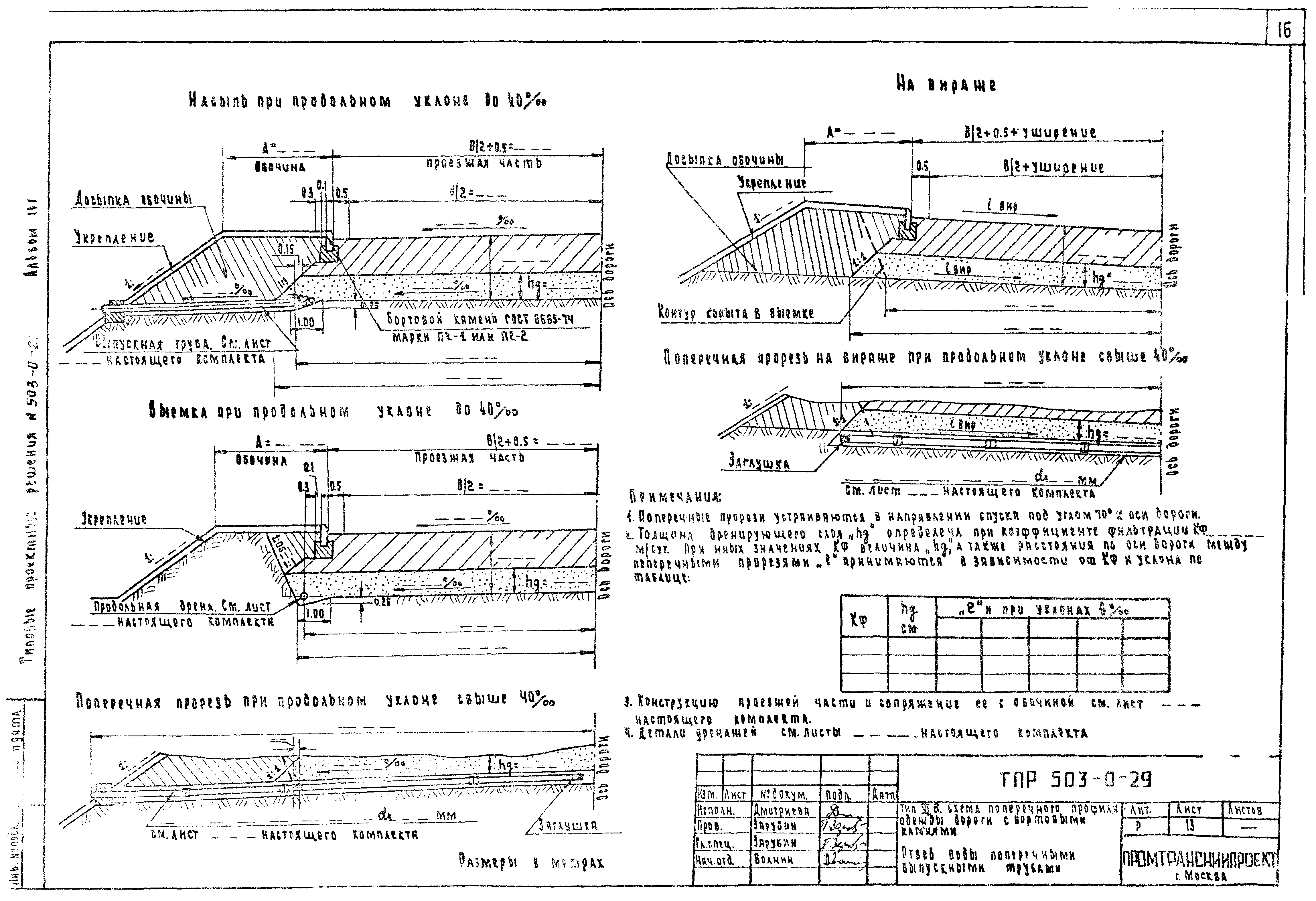 Типовые проектные решения 503-0-29