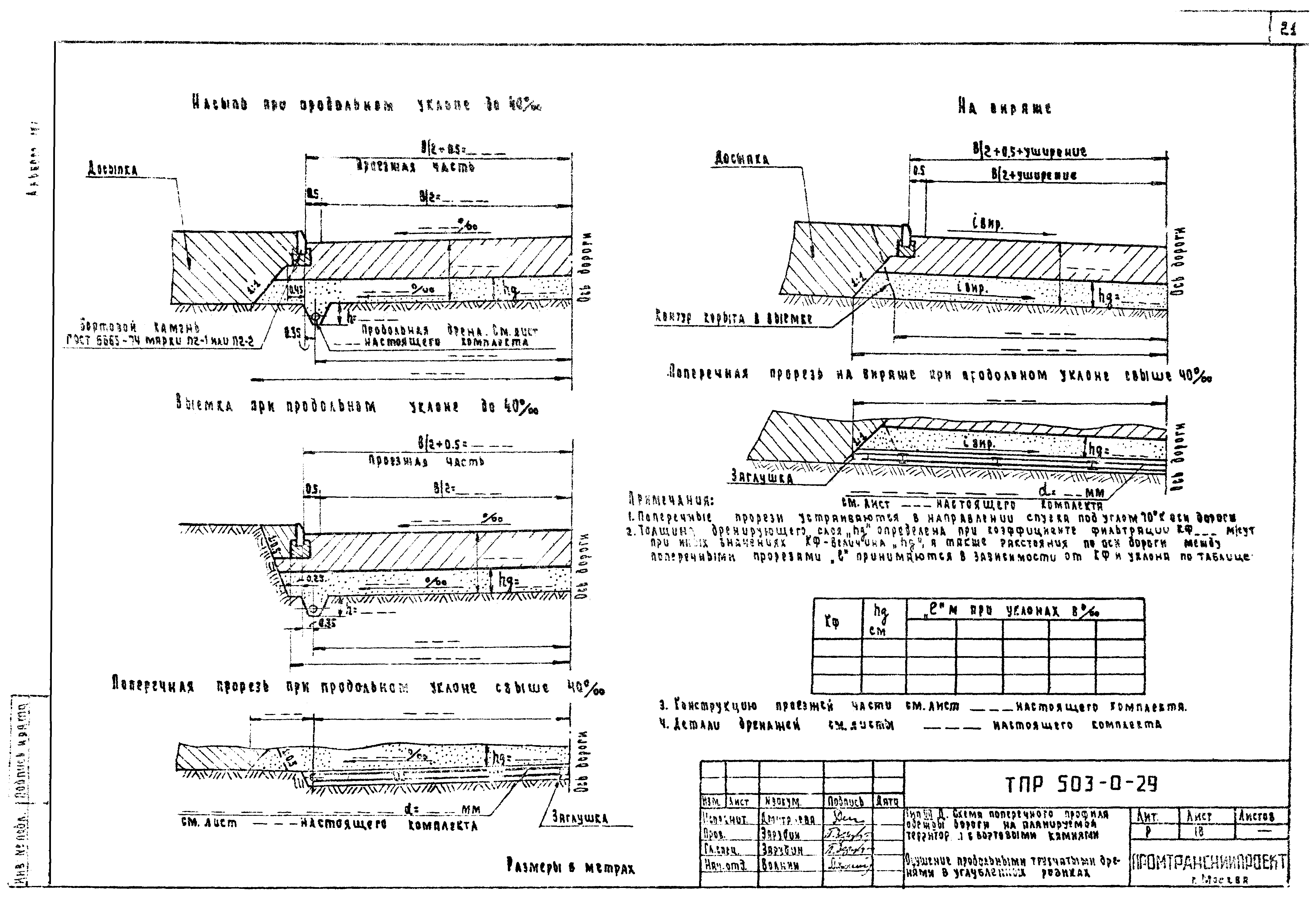 Типовые проектные решения 503-0-29