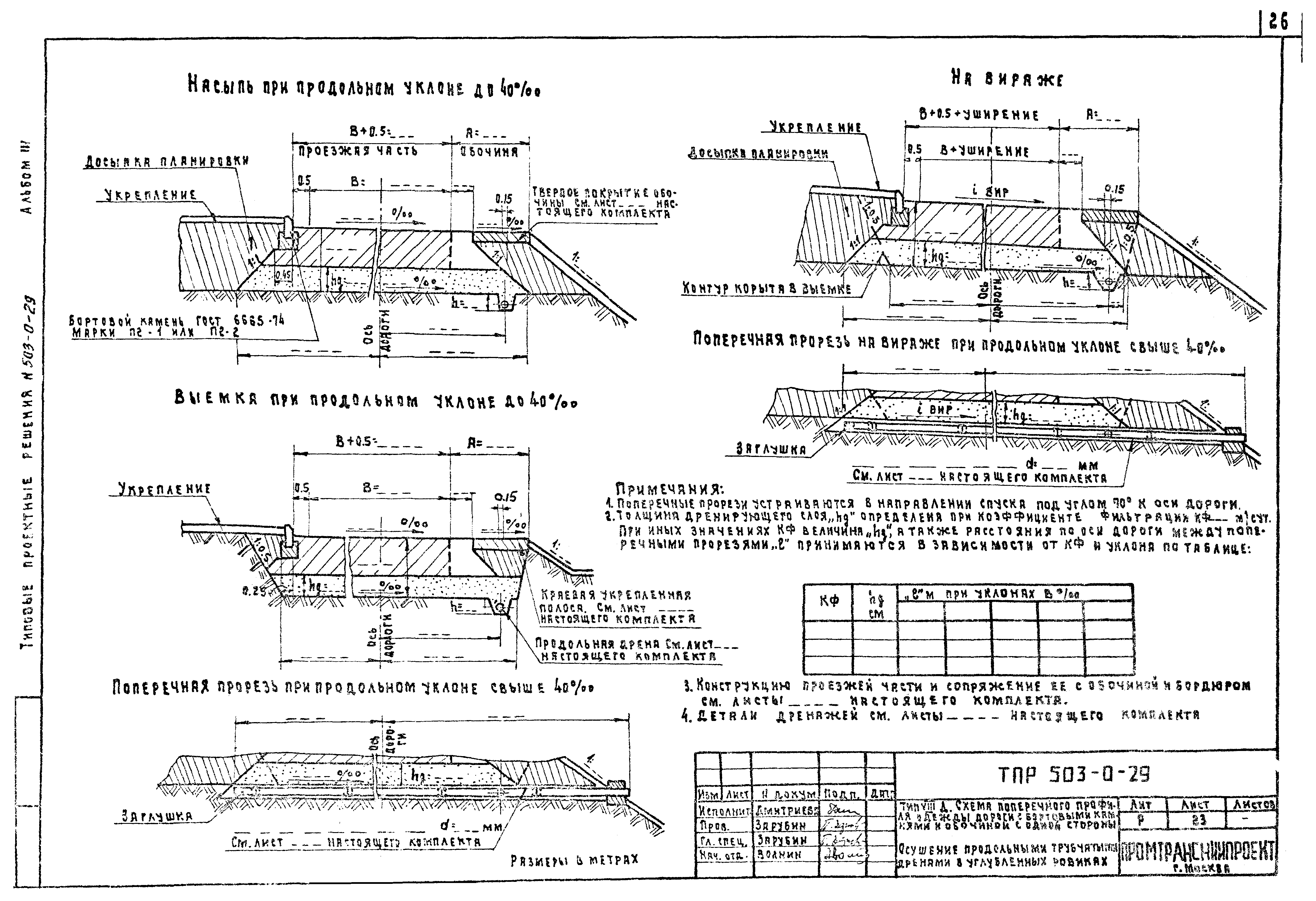 Типовые проектные решения 503-0-29