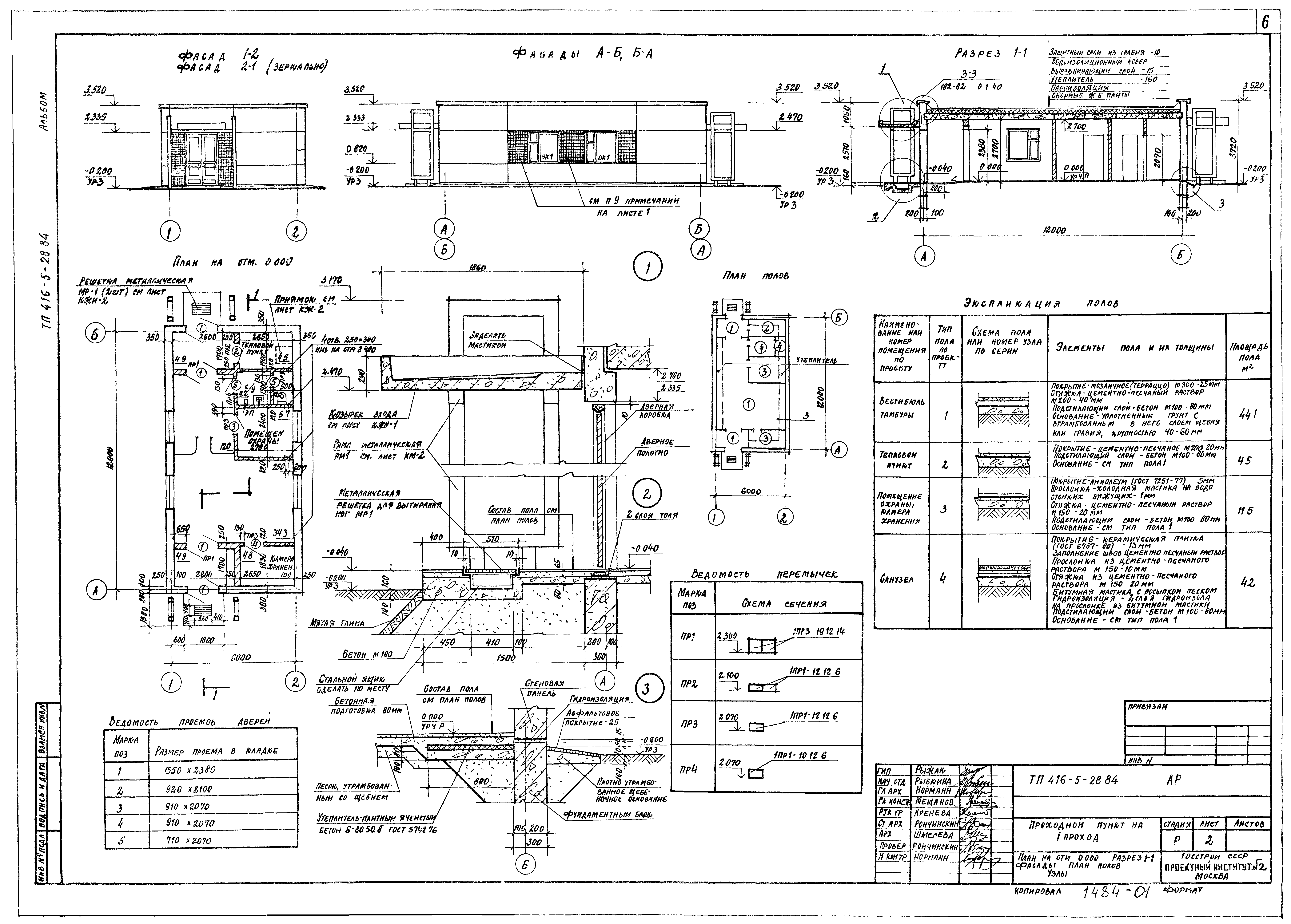 Типовой проект 416-5-28.84