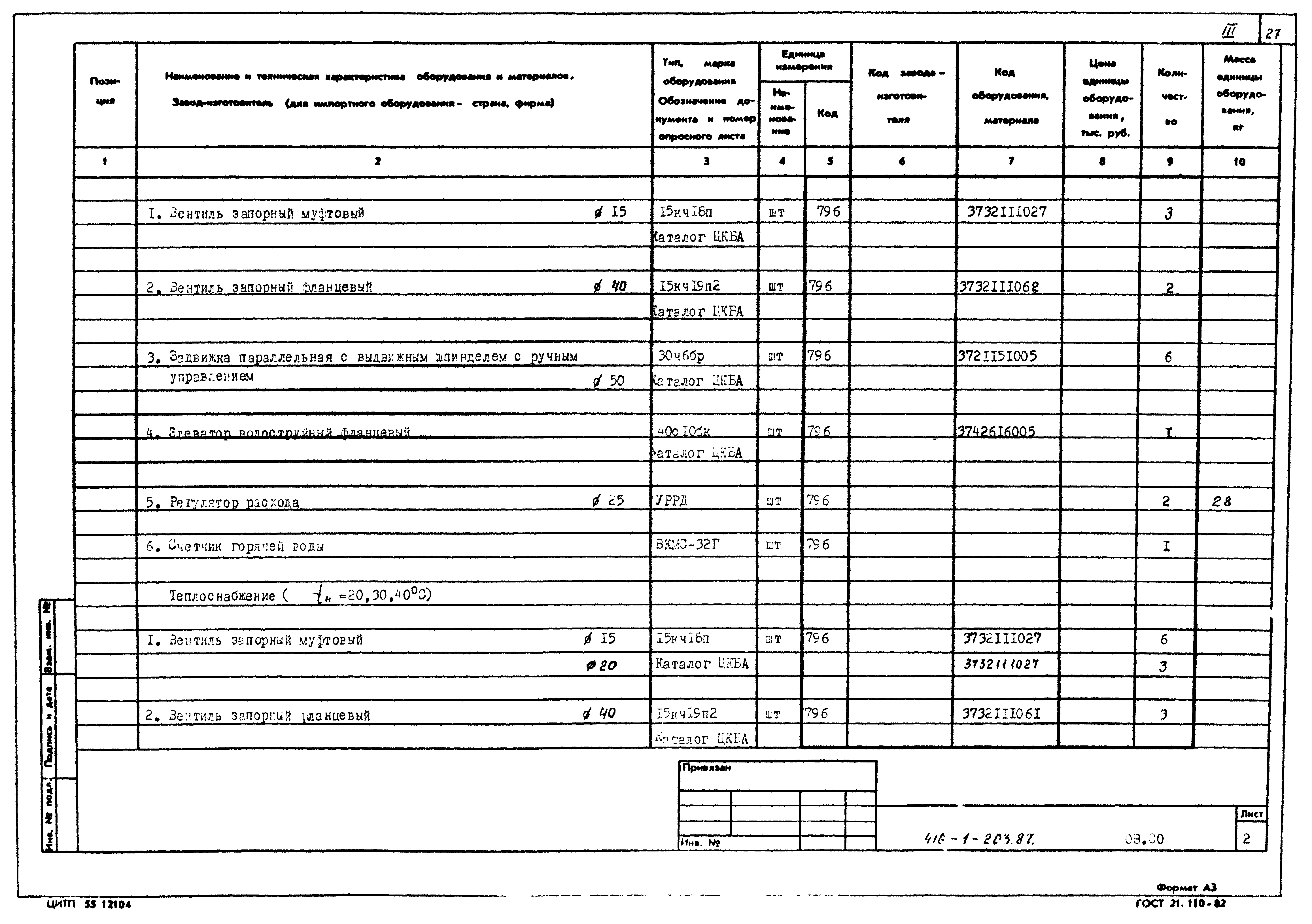 Типовой проект 416-1-203.87