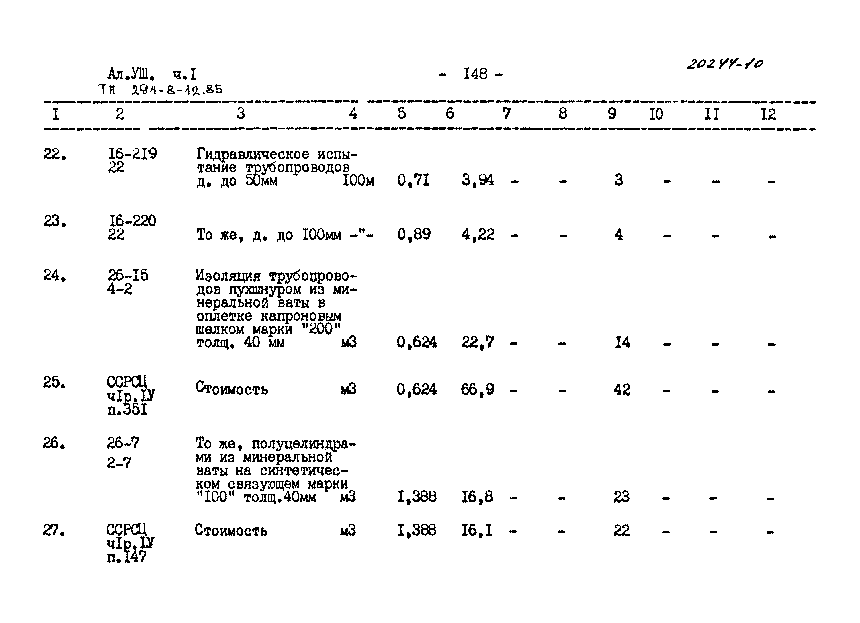 Типовой проект 294-8-12.85