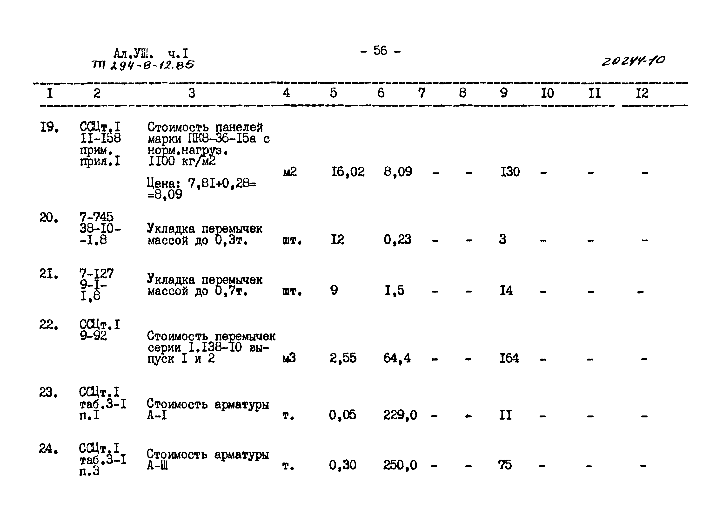 Типовой проект 294-8-12.85