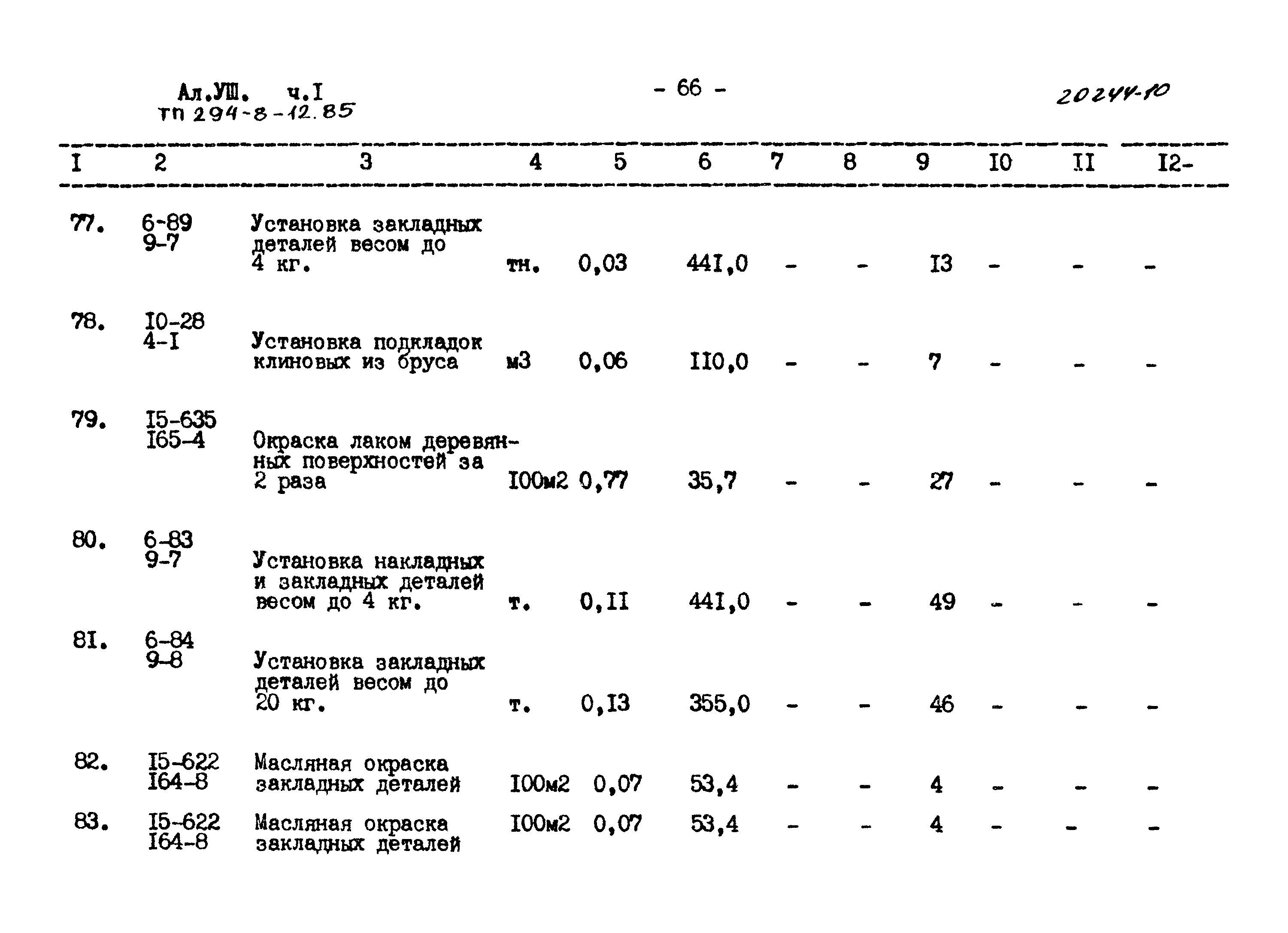 Типовой проект 294-8-12.85