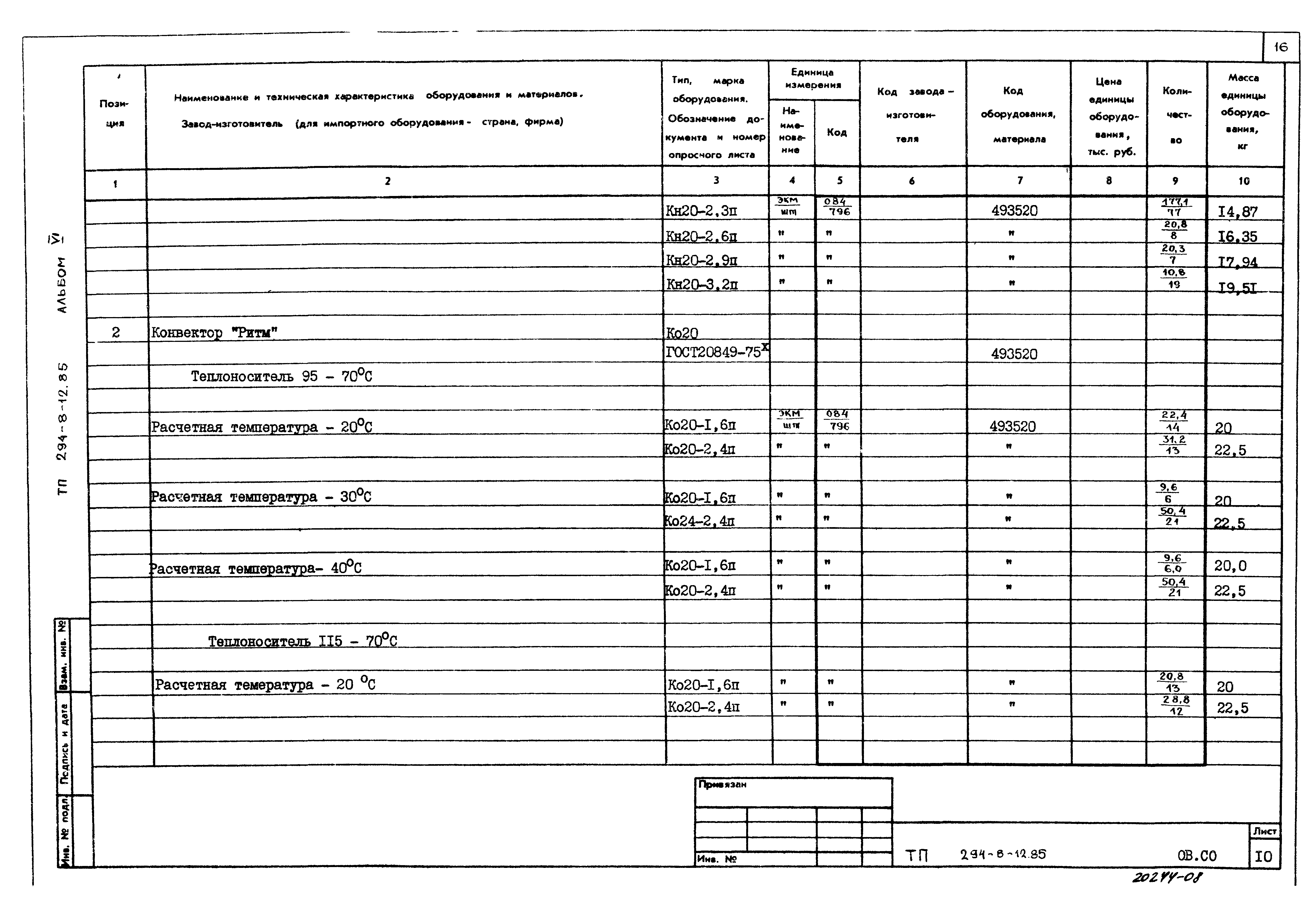Типовой проект 294-8-12.85