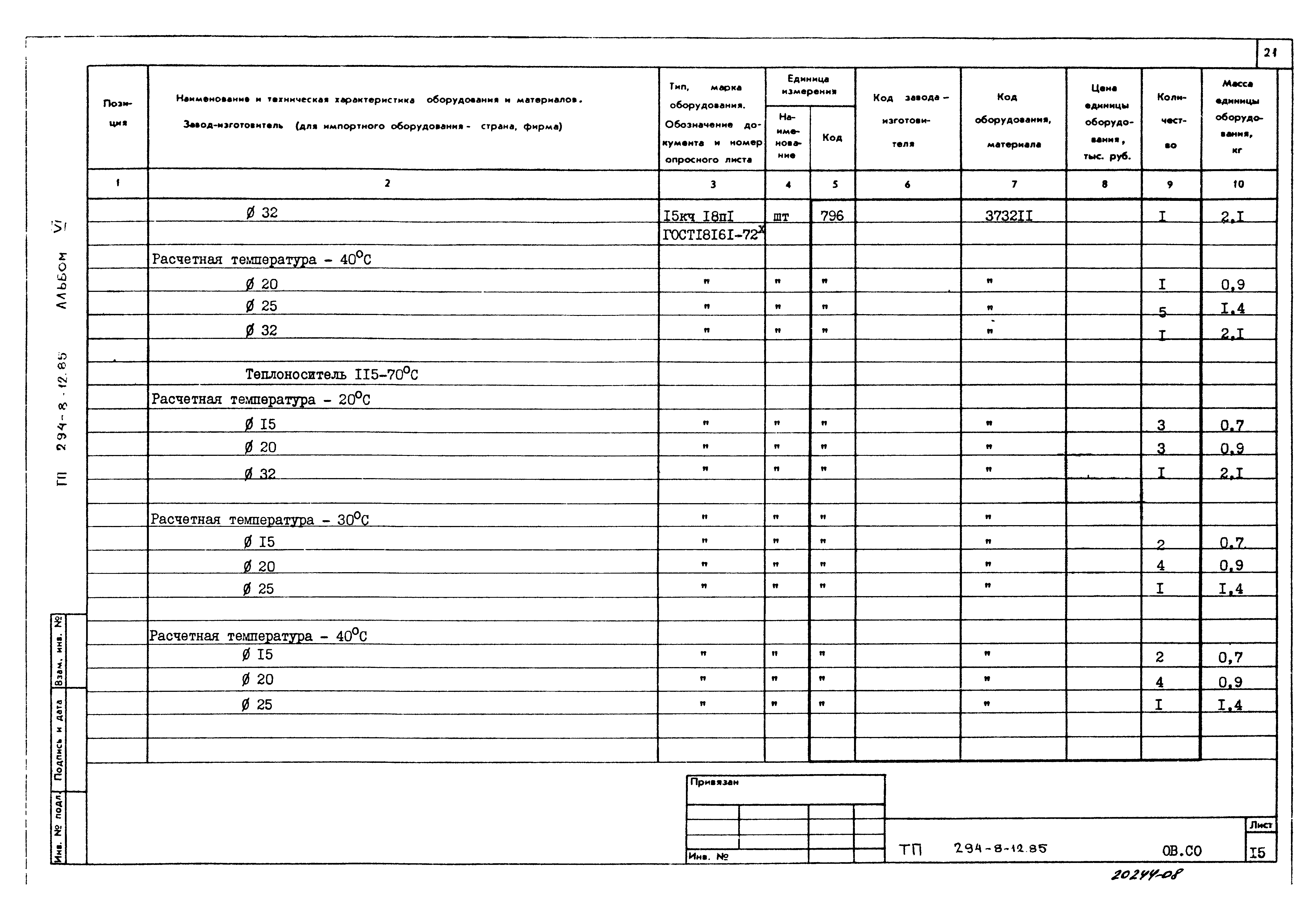 Типовой проект 294-8-12.85