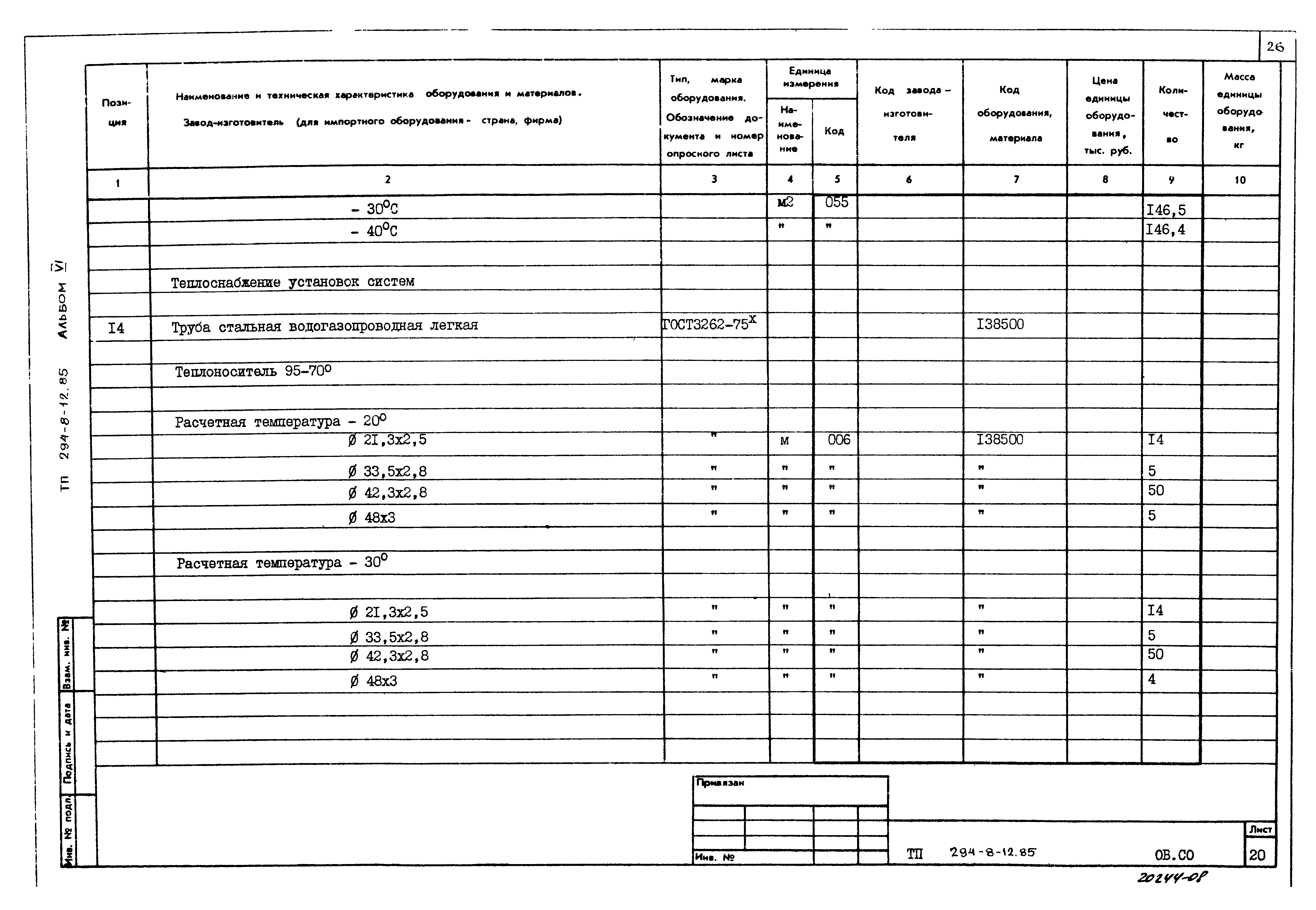 Типовой проект 294-8-12.85