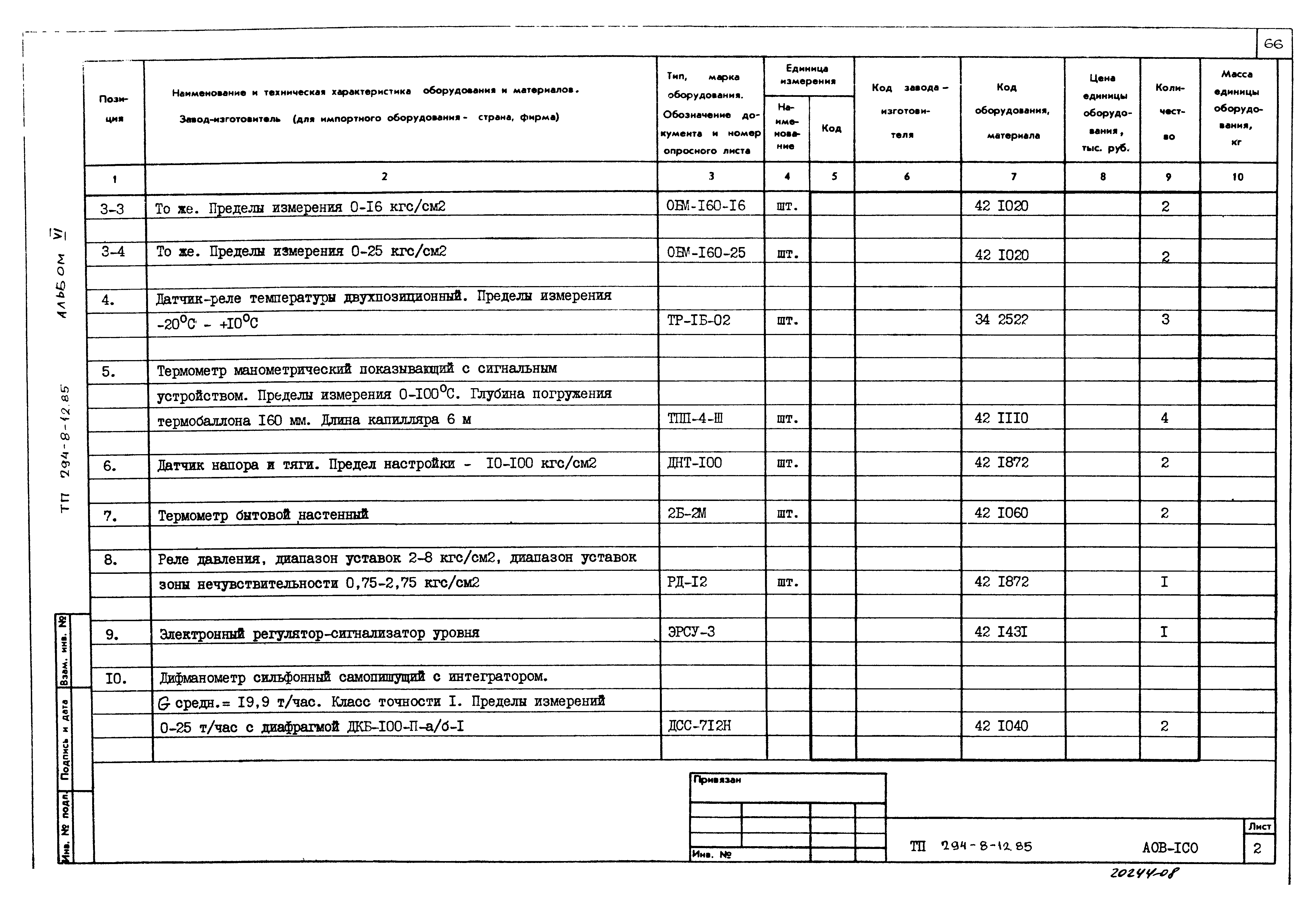 Типовой проект 294-8-12.85