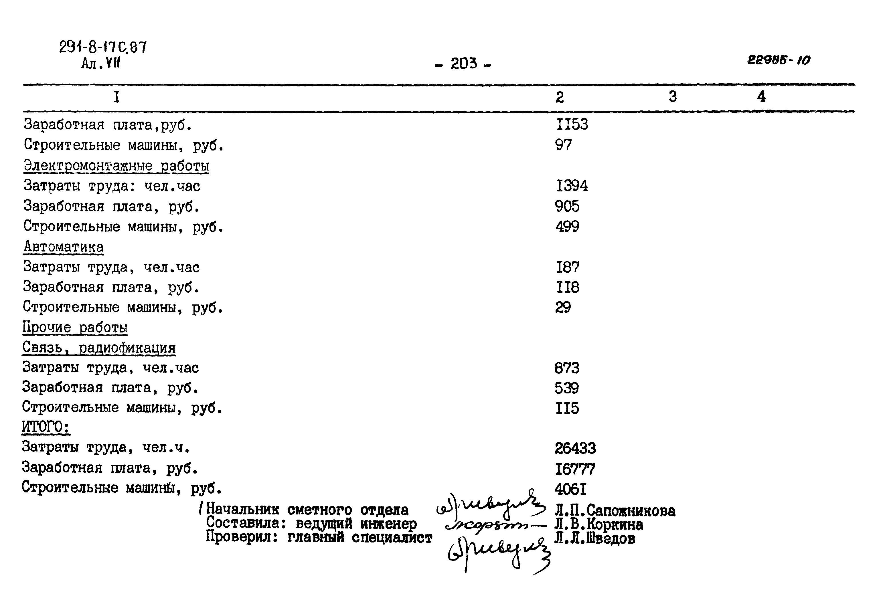 Типовой проект 291-8-17с.87