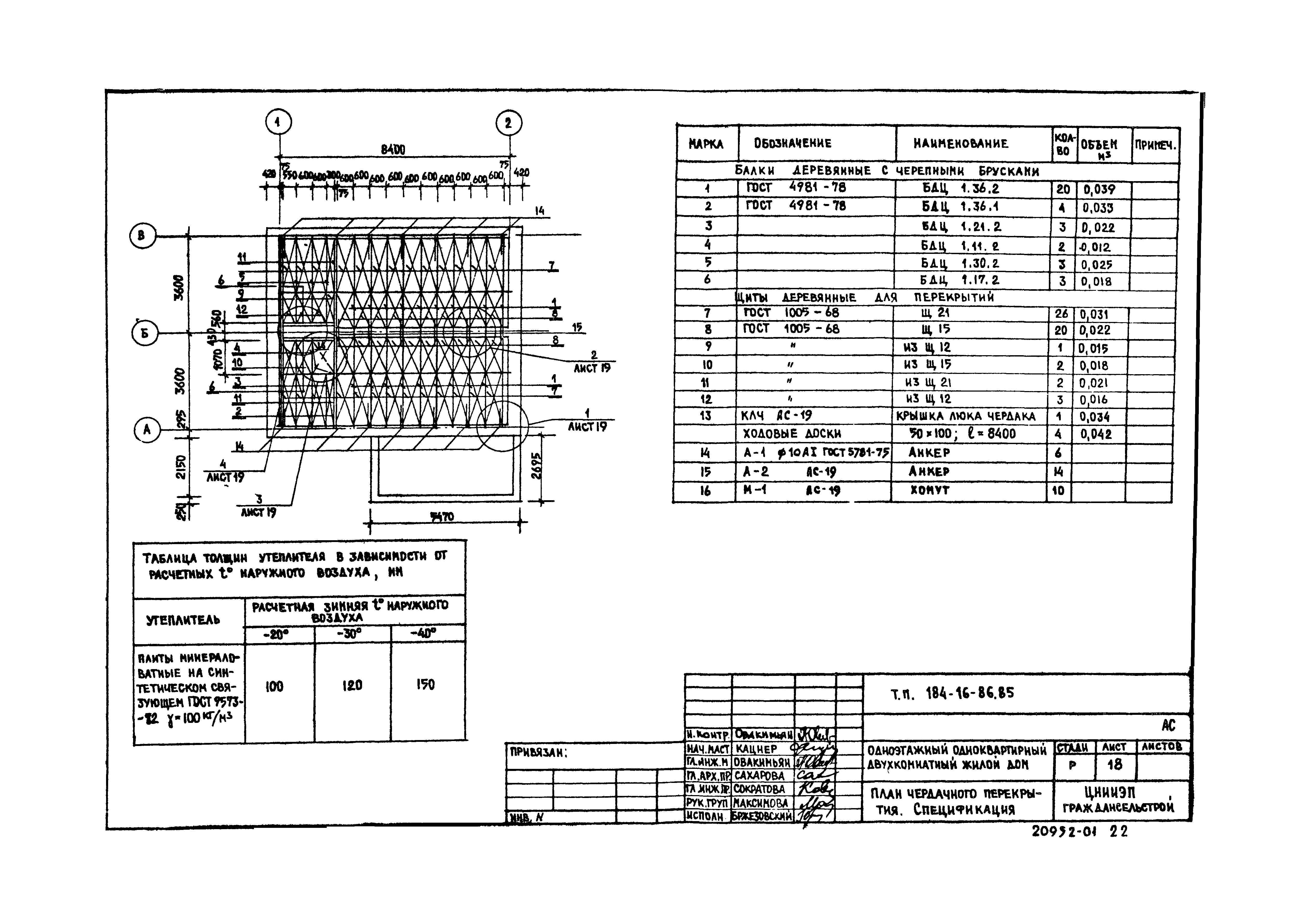 Типовой проект 184-16-86.85