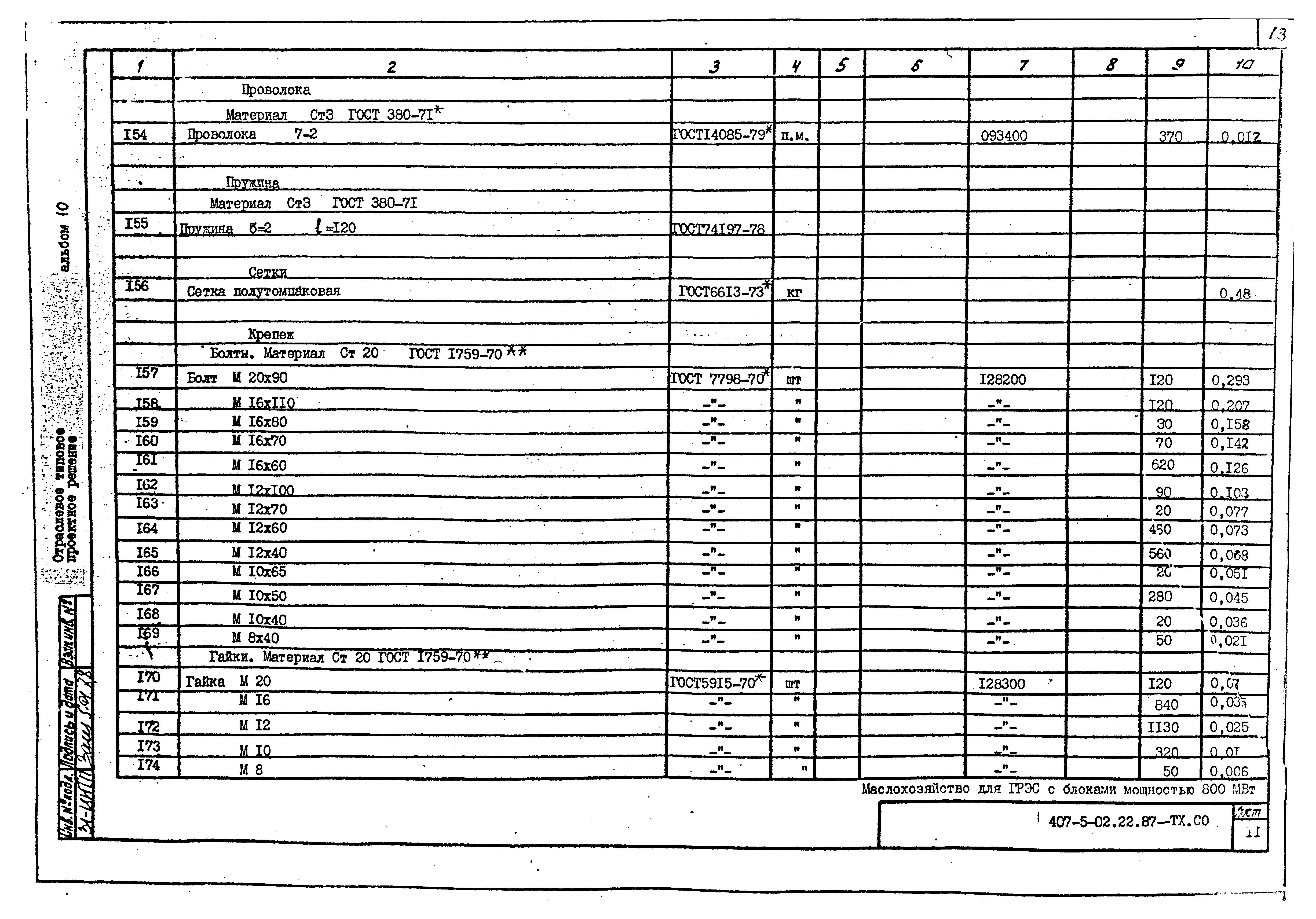 Типовые проектные решения 407-5-02.22.87