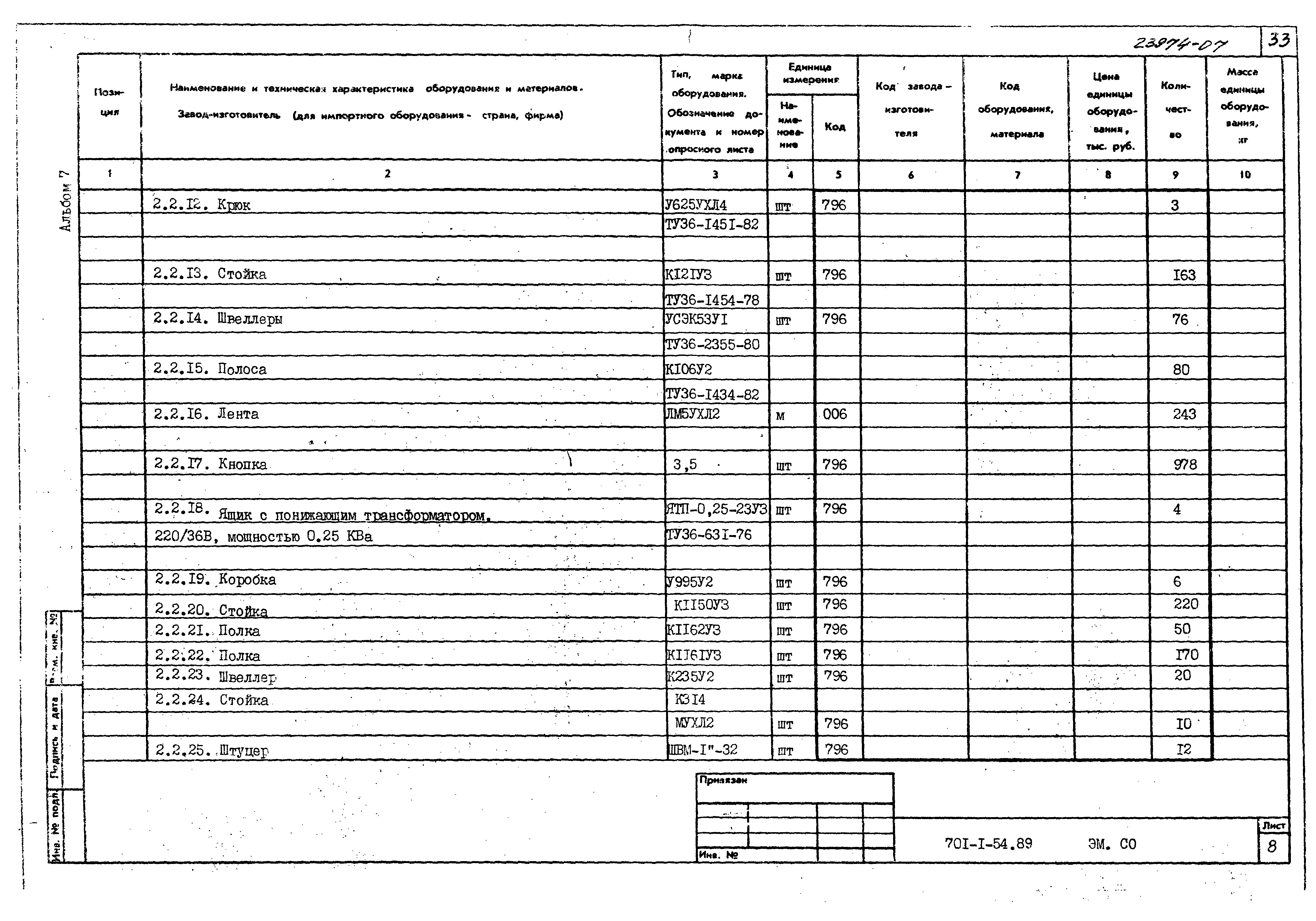 Типовой проект 701-1-54.89