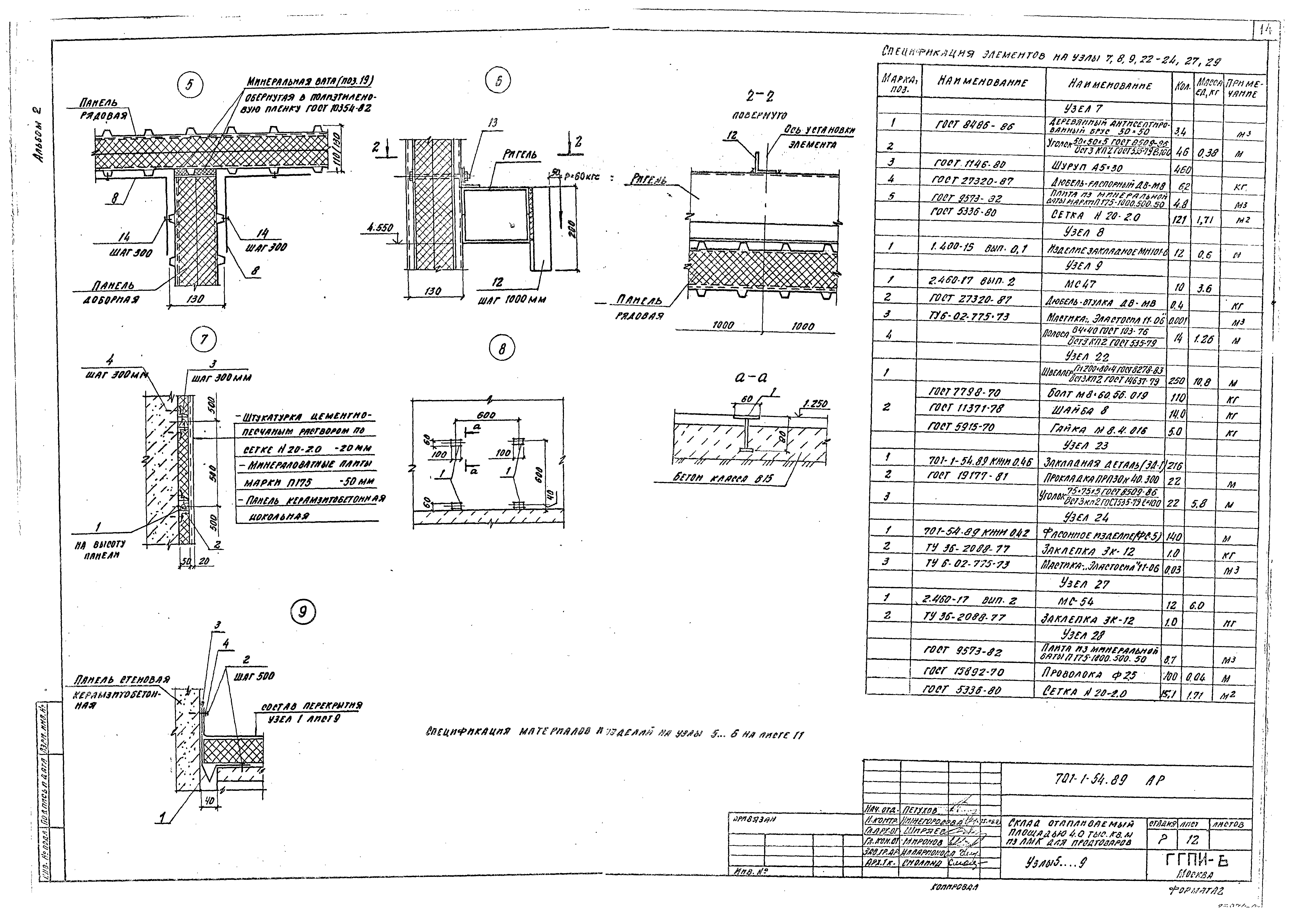 Типовой проект 701-1-54.89
