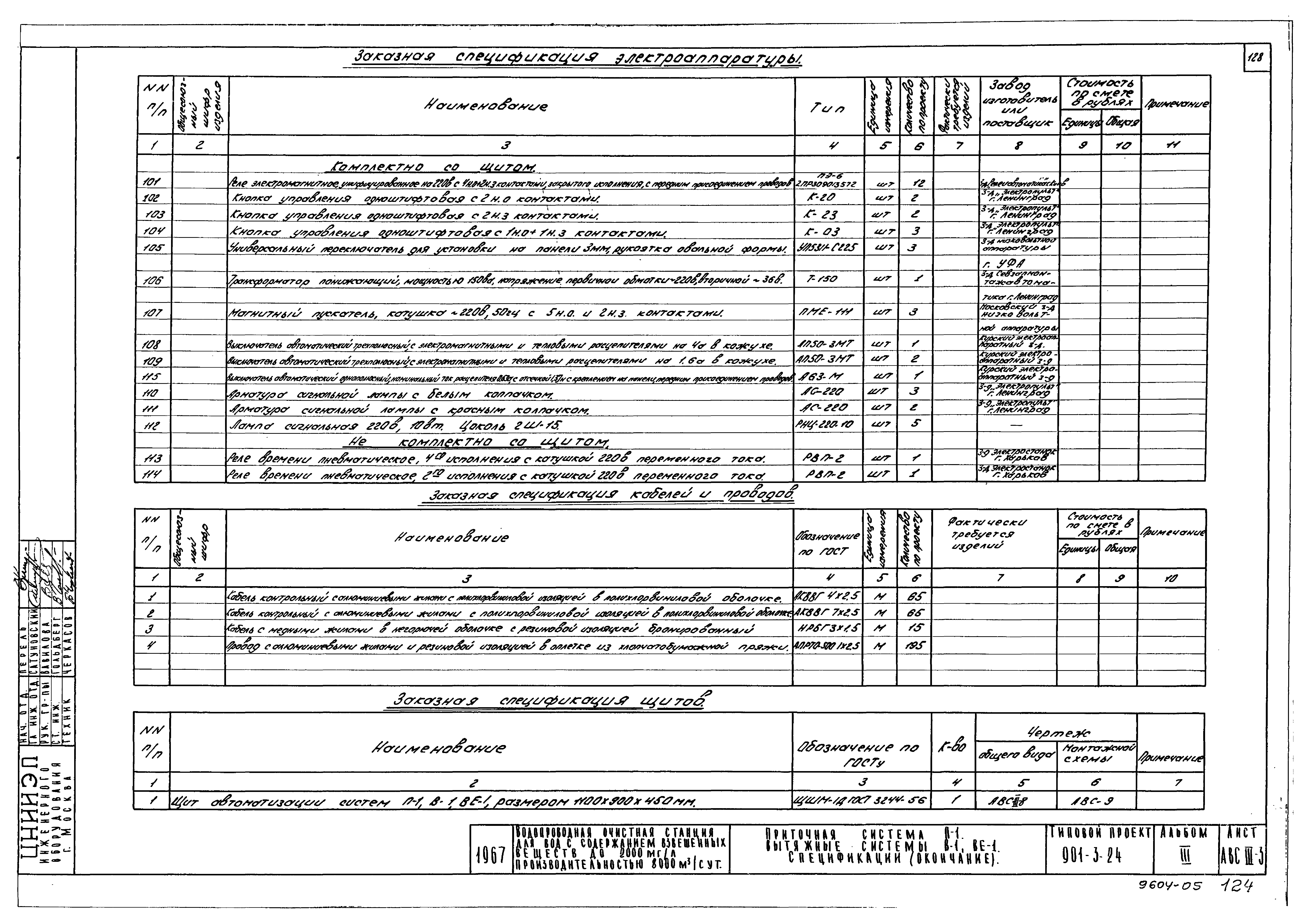 Типовой проект 901-3-24