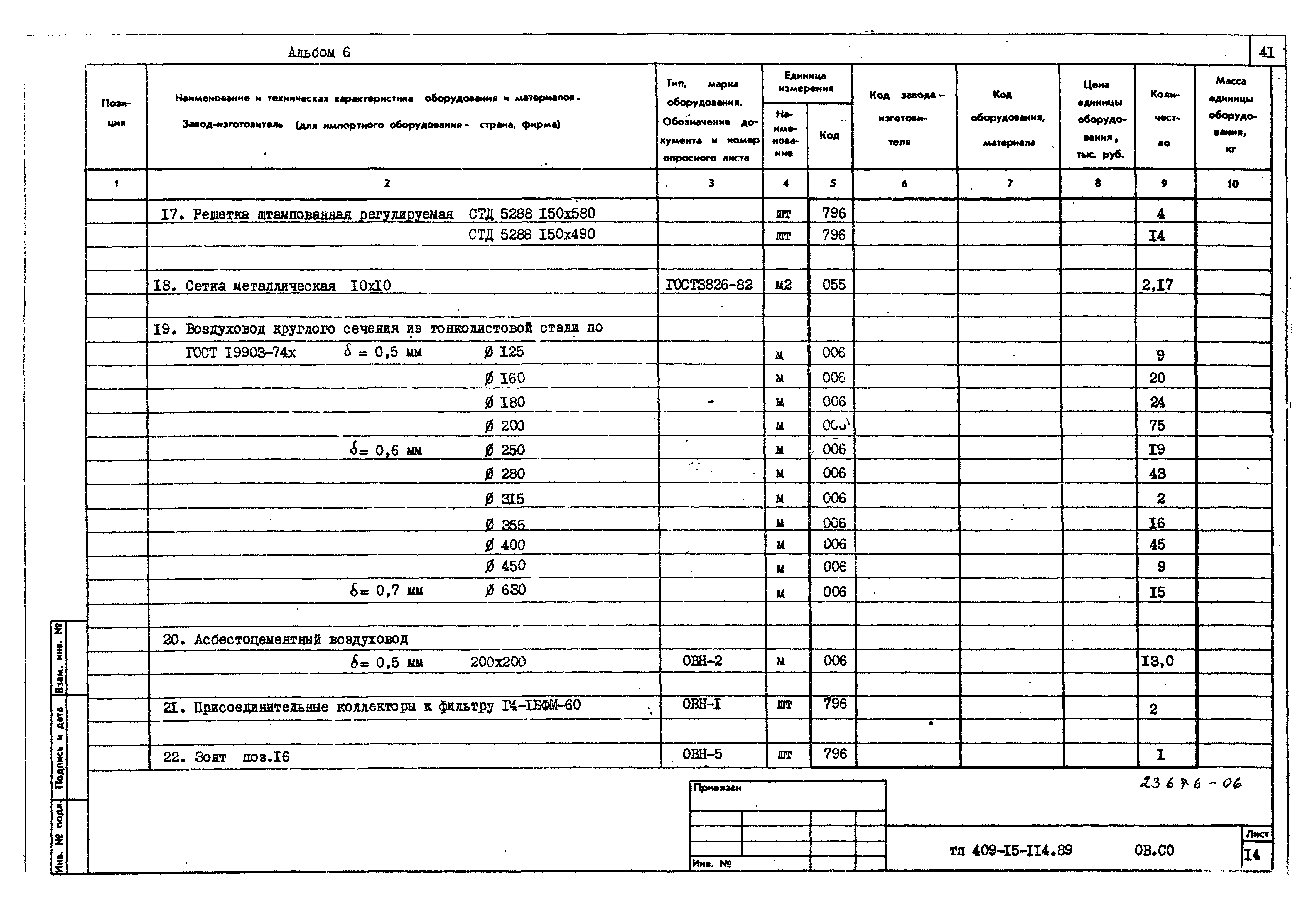 Типовой проект 409-15-114.89
