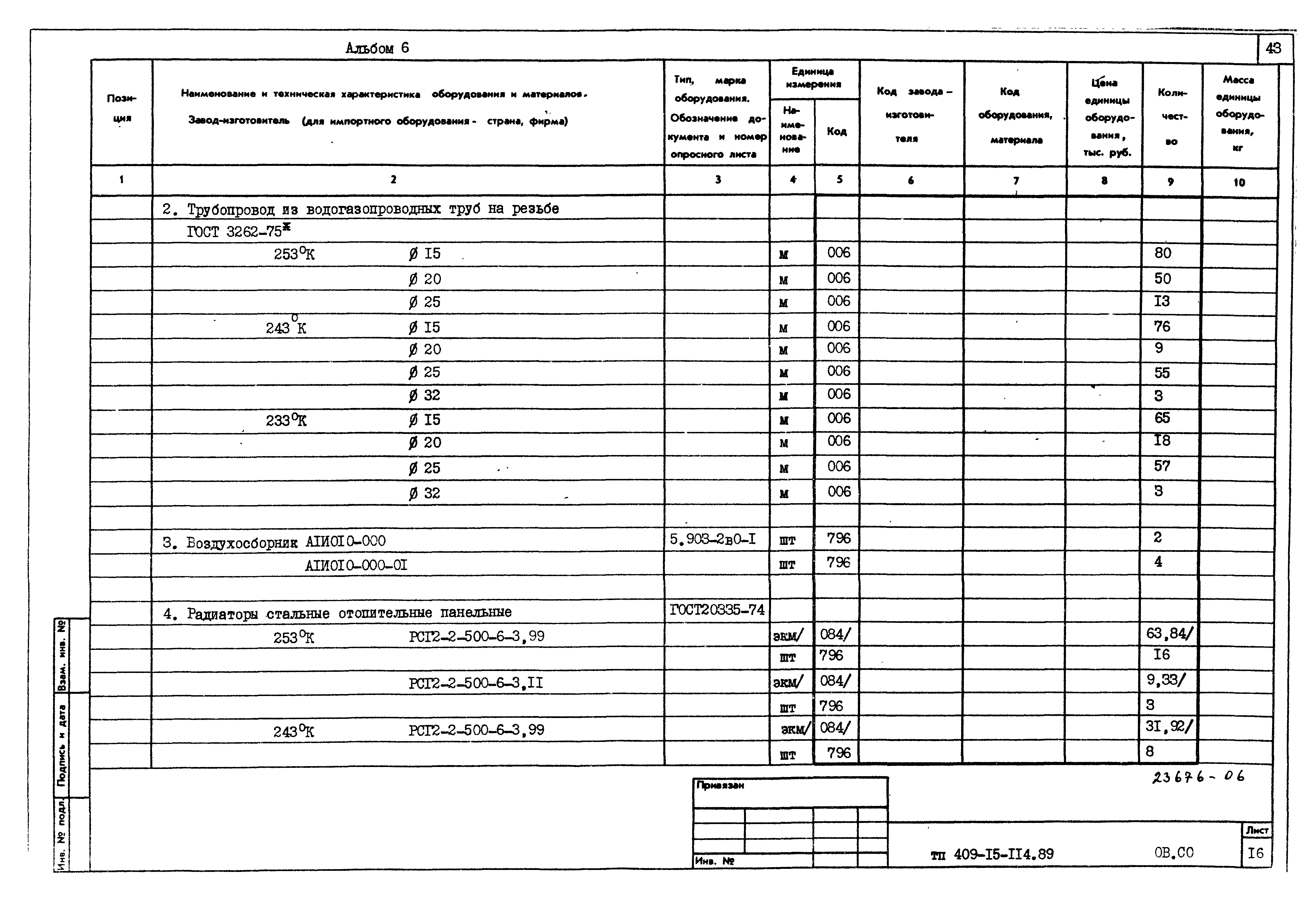 Типовой проект 409-15-114.89
