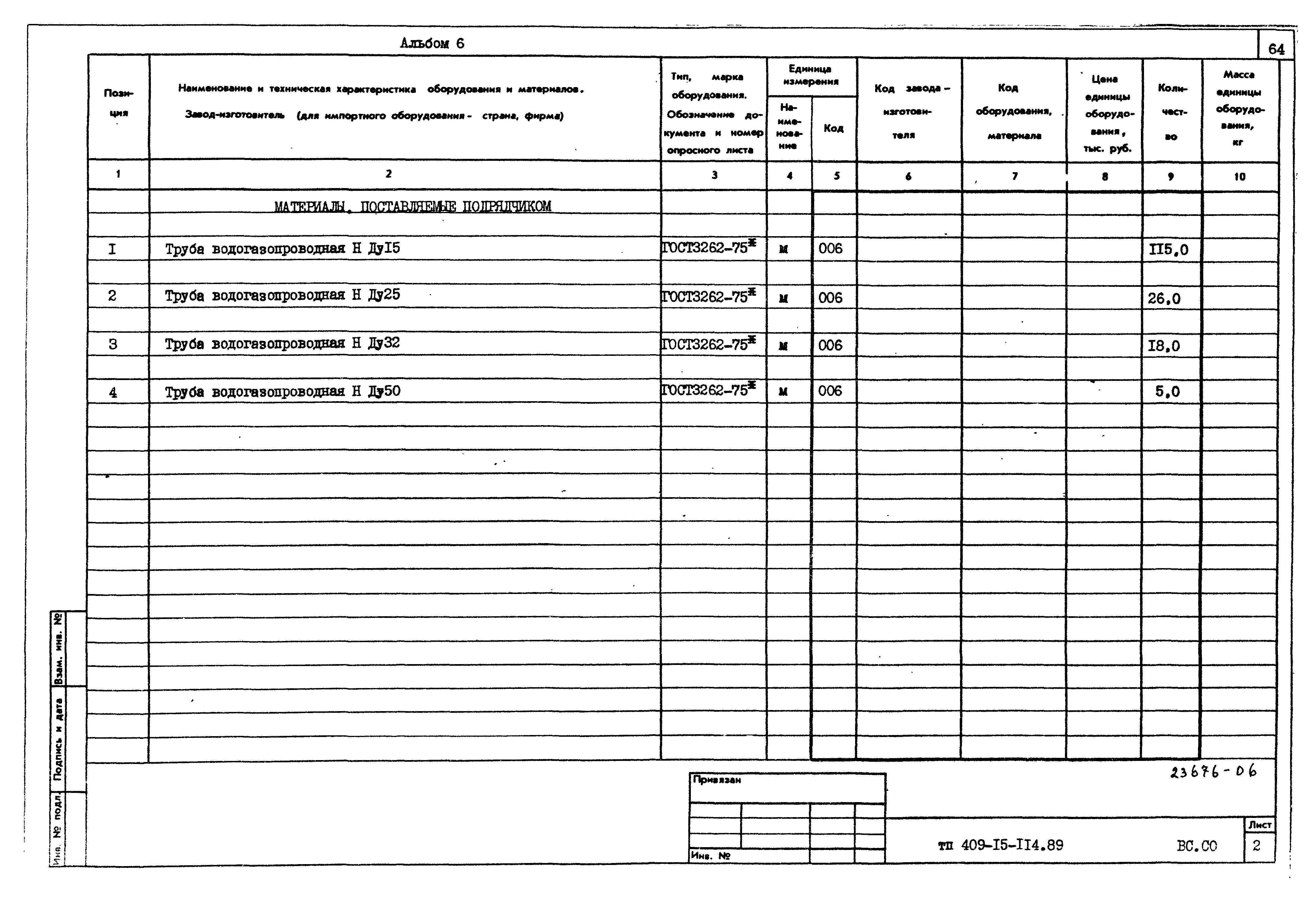 Типовой проект 409-15-114.89