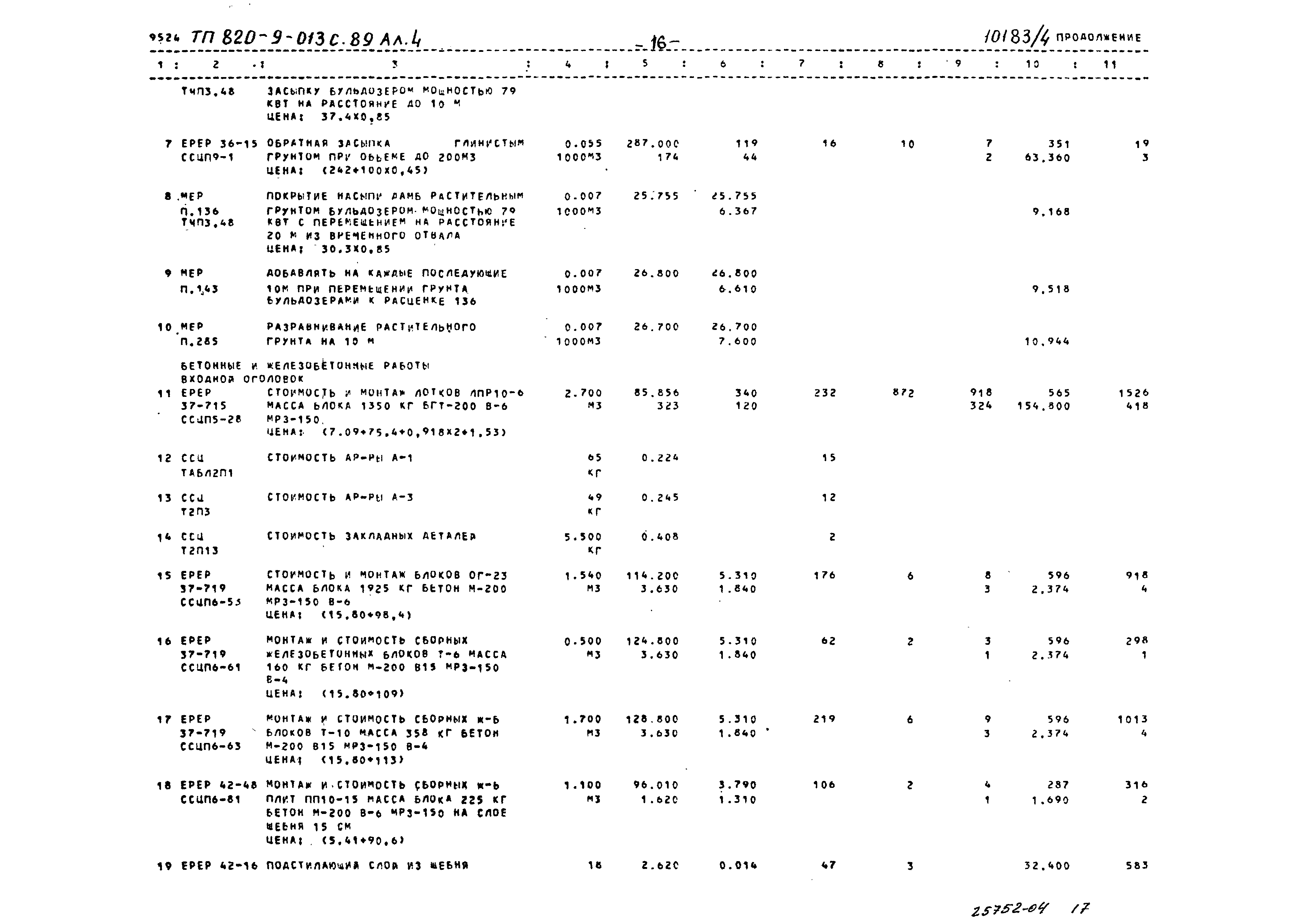 Типовые проектные решения 820-9-013с.89