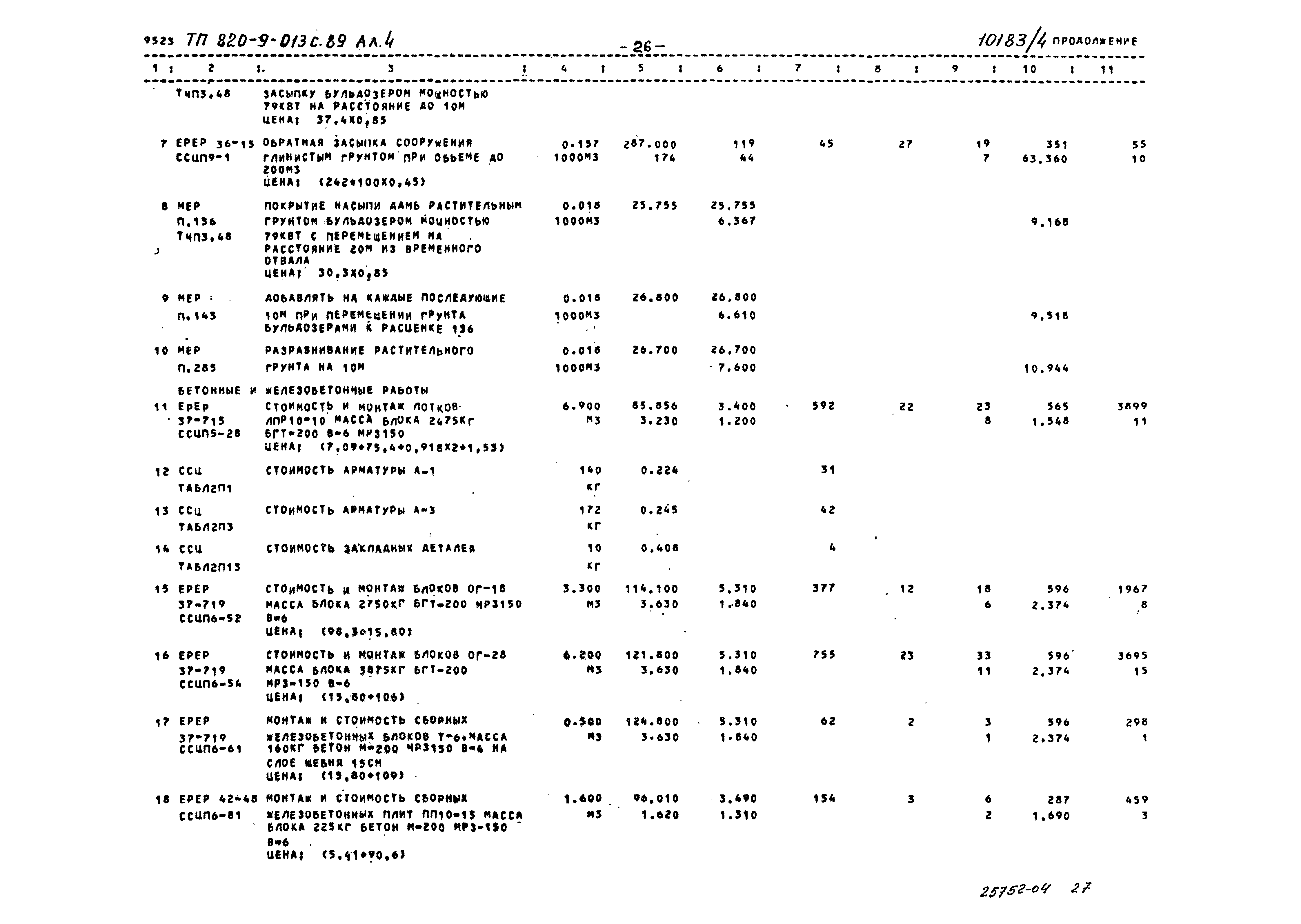 Типовые проектные решения 820-9-013с.89