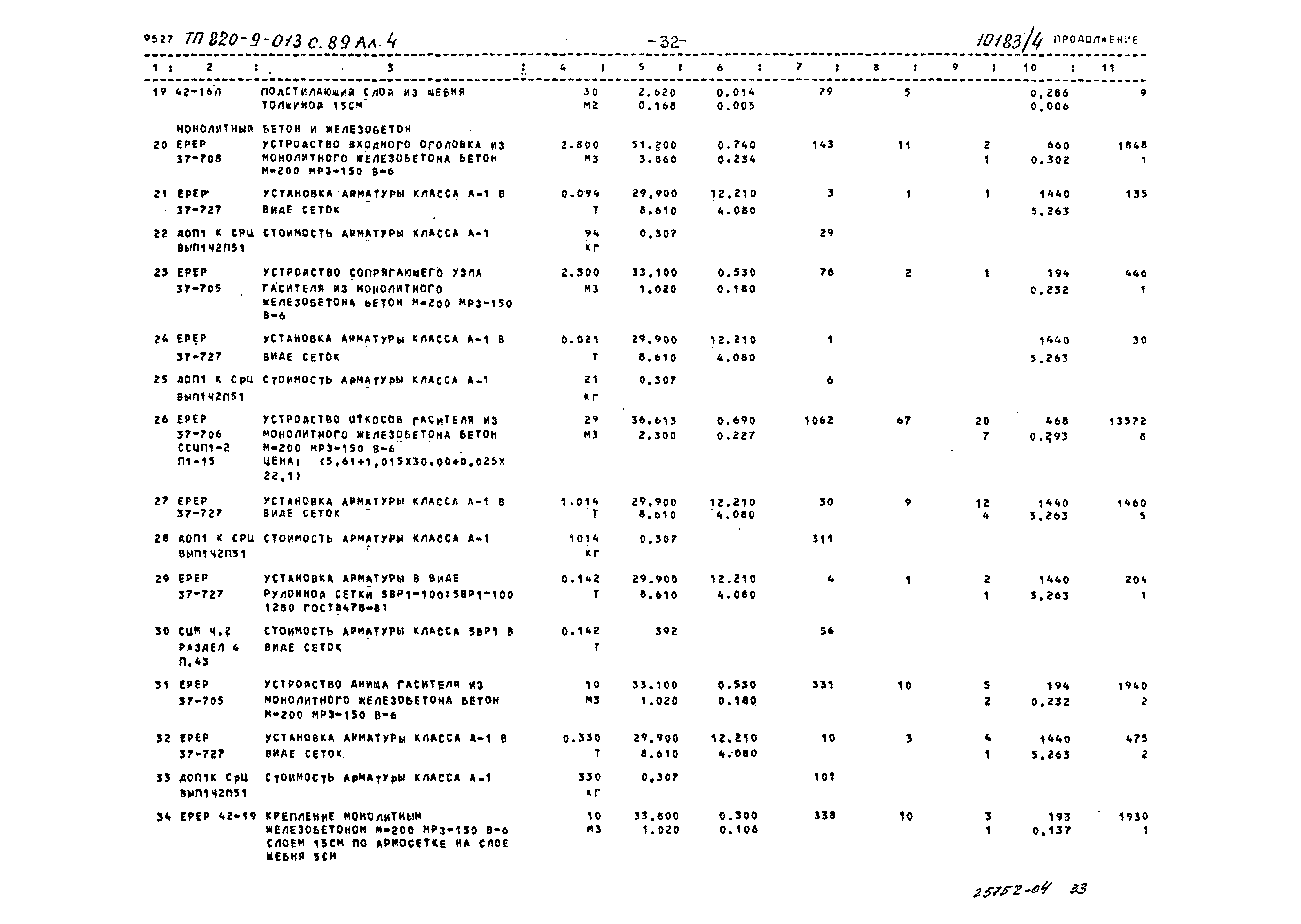 Типовые проектные решения 820-9-013с.89
