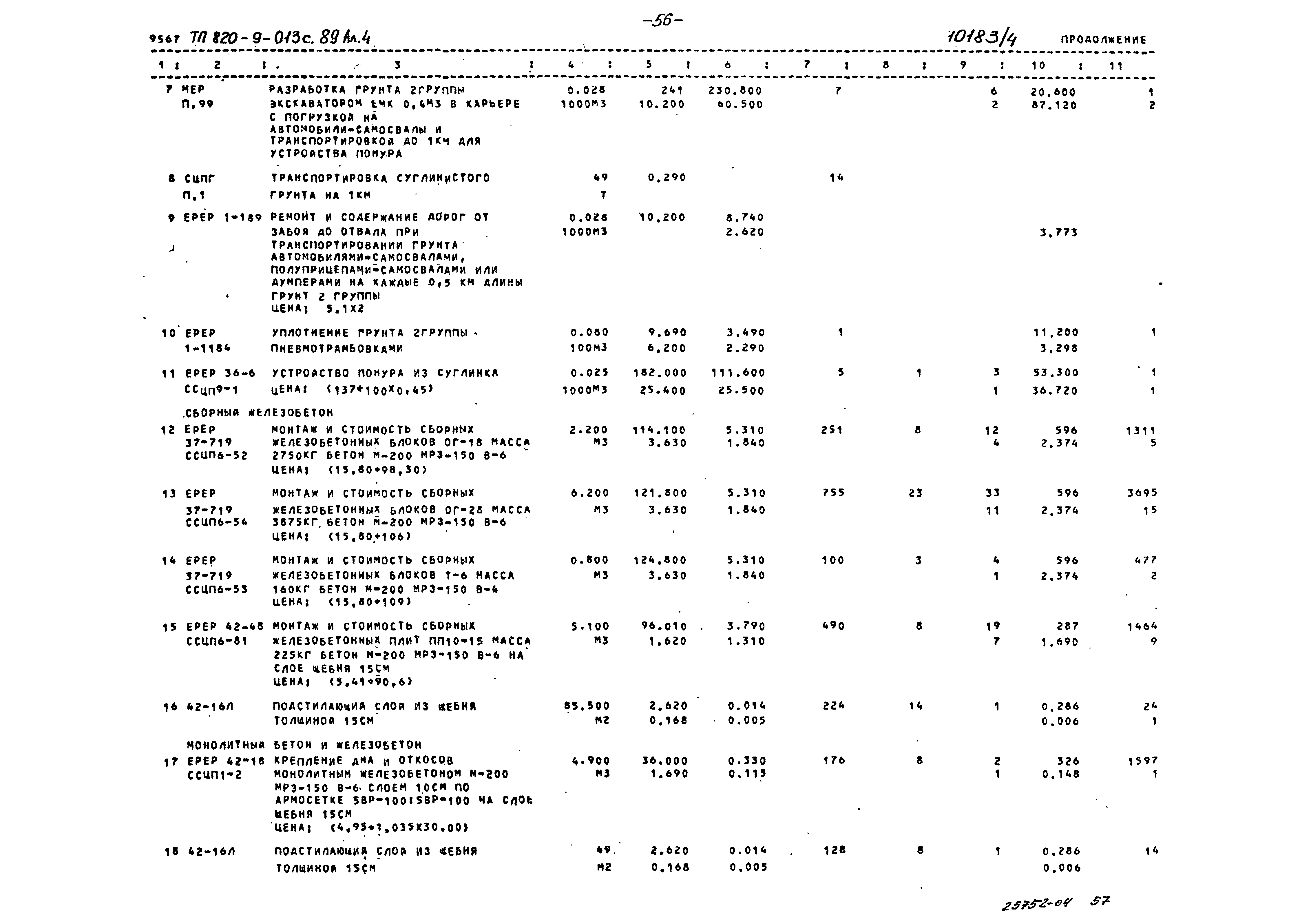 Типовые проектные решения 820-9-013с.89