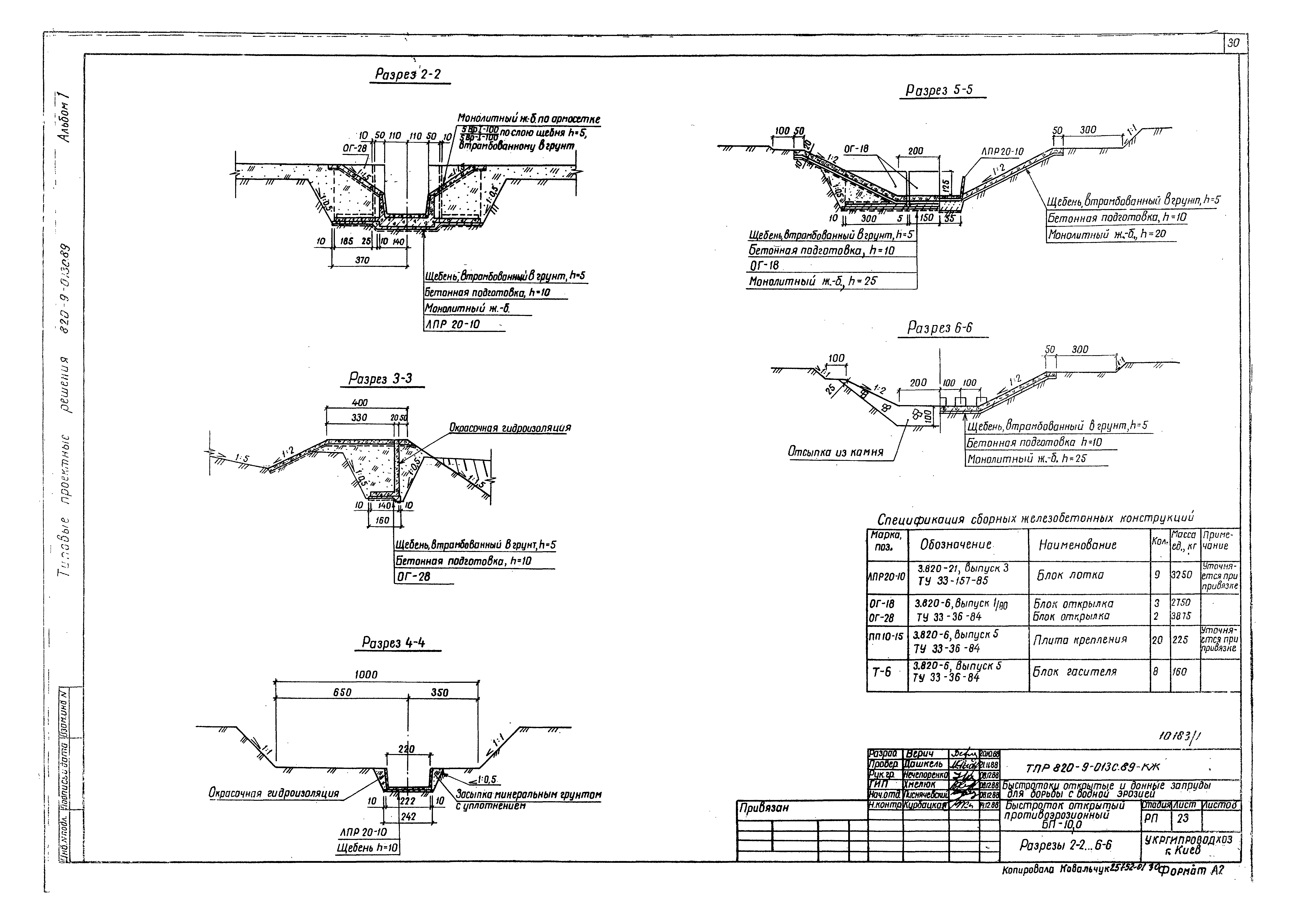 Типовые проектные решения 820-9-013с.89