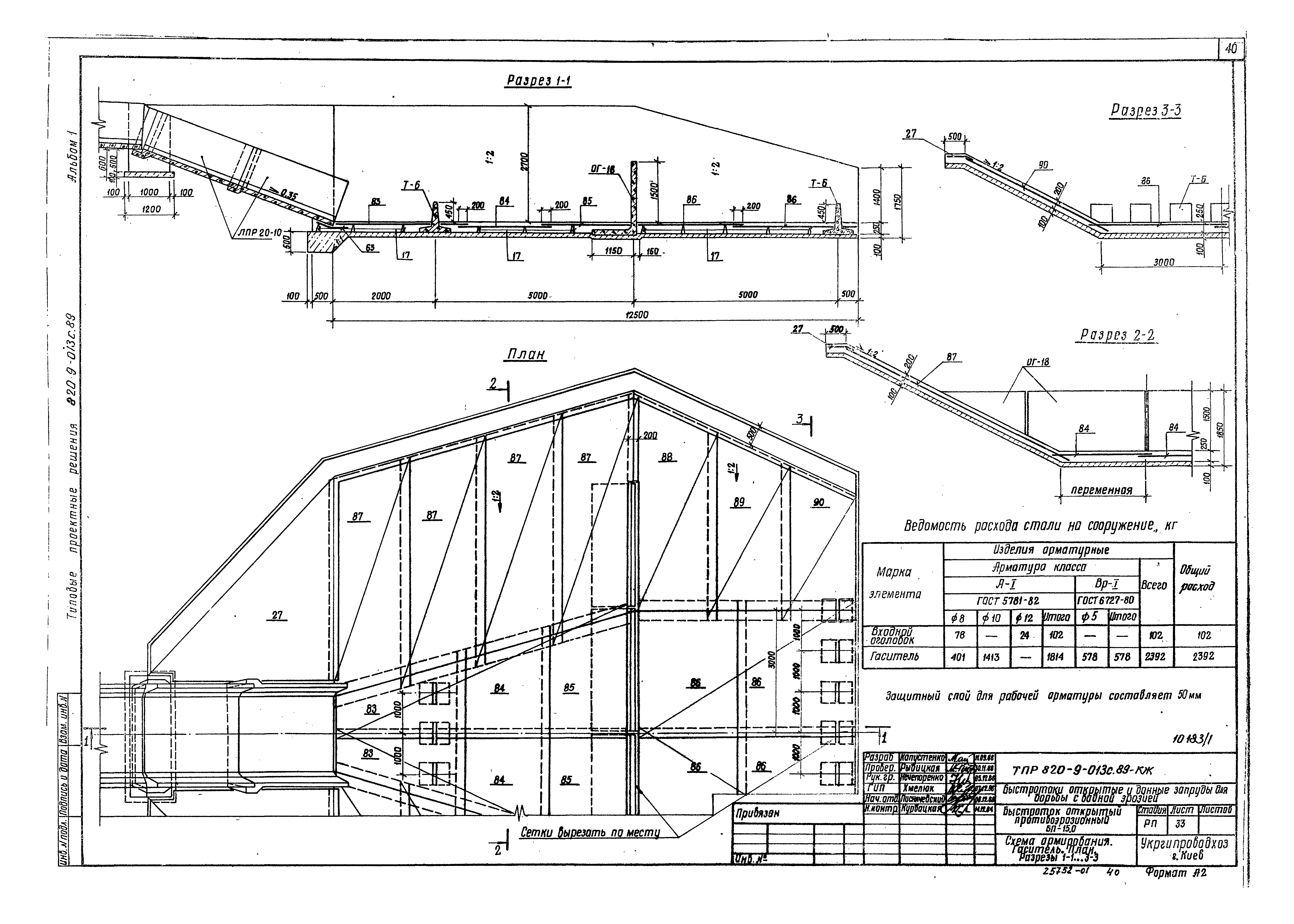 Типовые проектные решения 820-9-013с.89
