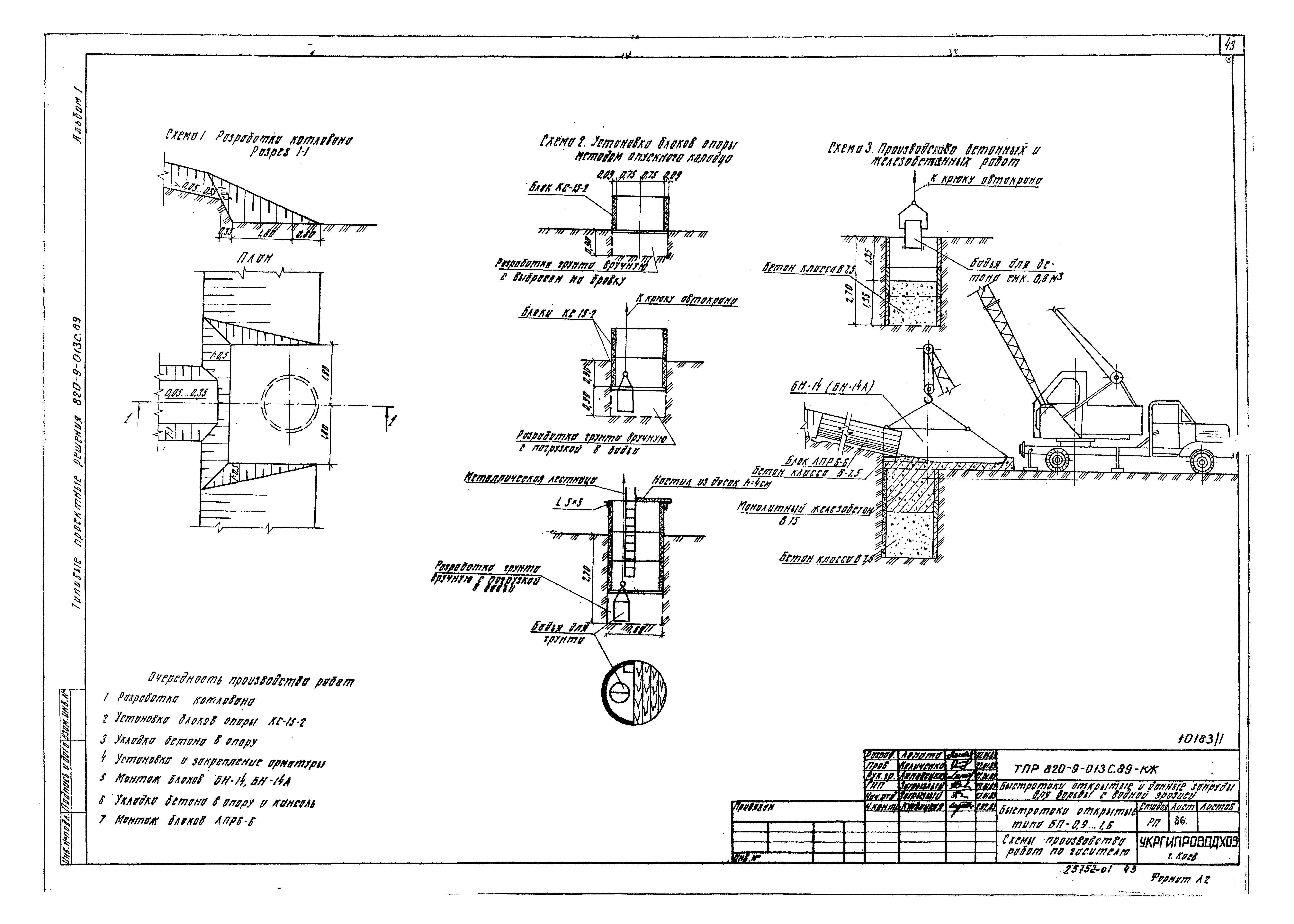 Типовые проектные решения 820-9-013с.89