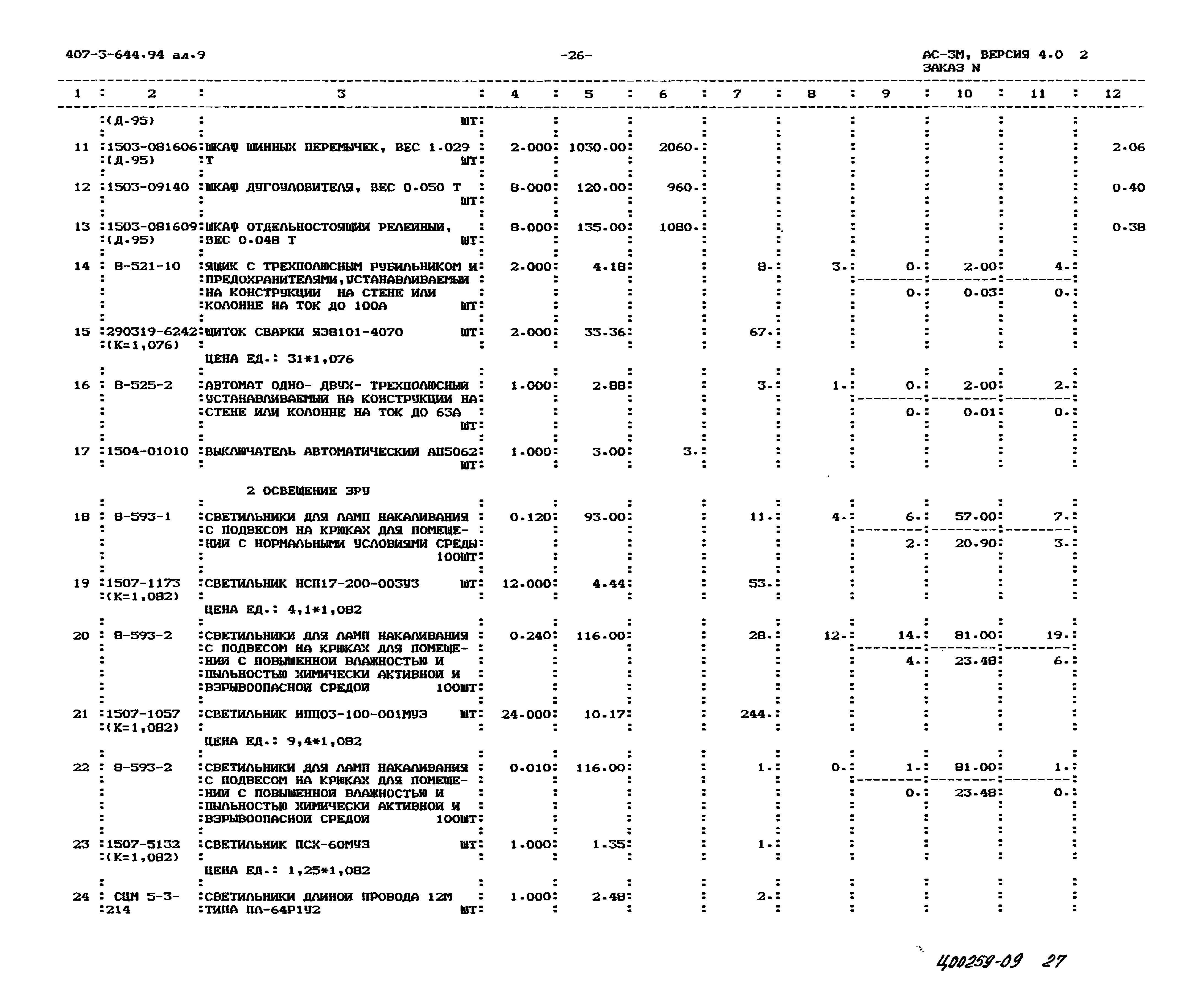 Типовой проект 407-3-644.94