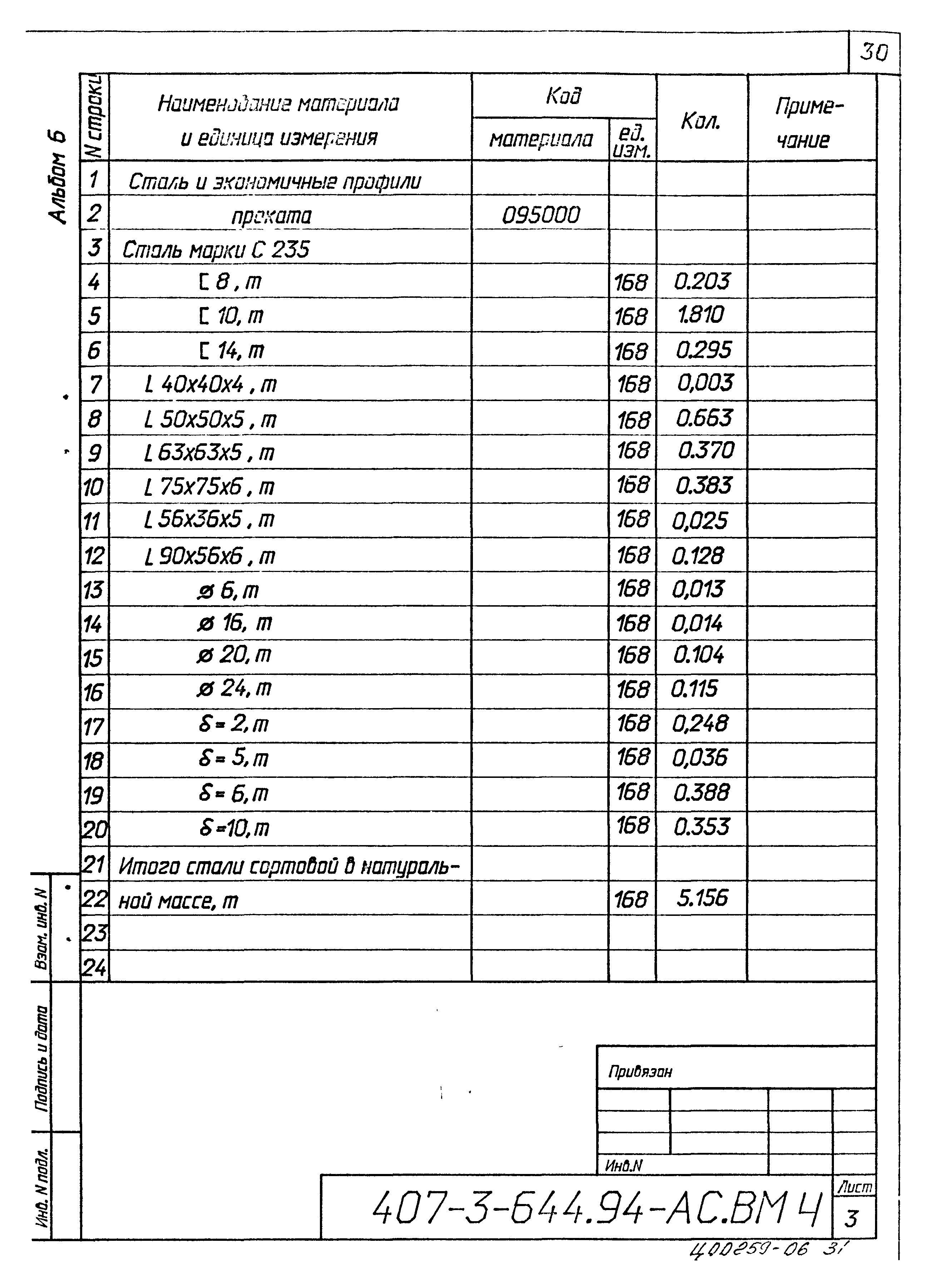 Типовой проект 407-3-644.94