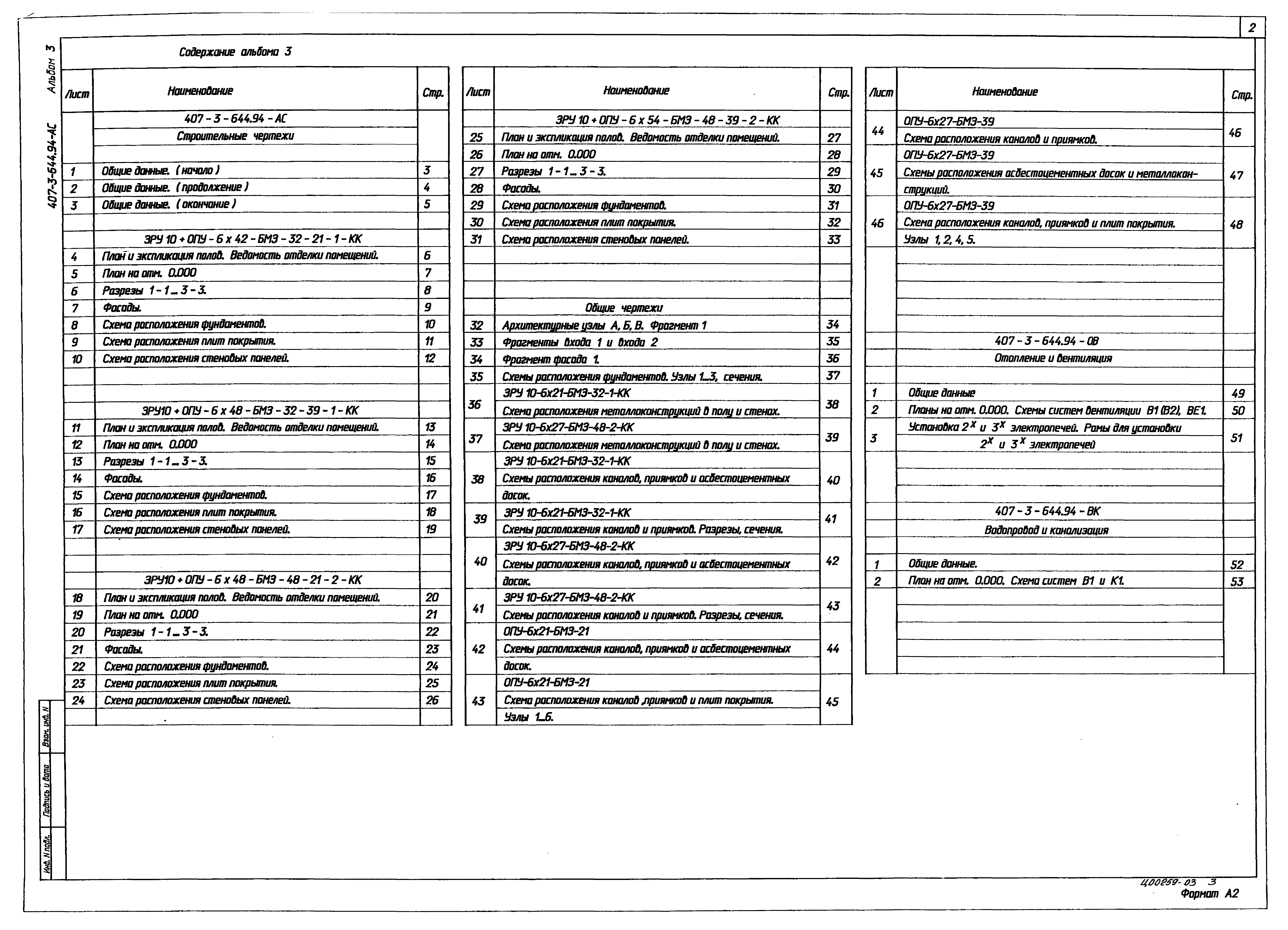 Типовой проект 407-3-644.94