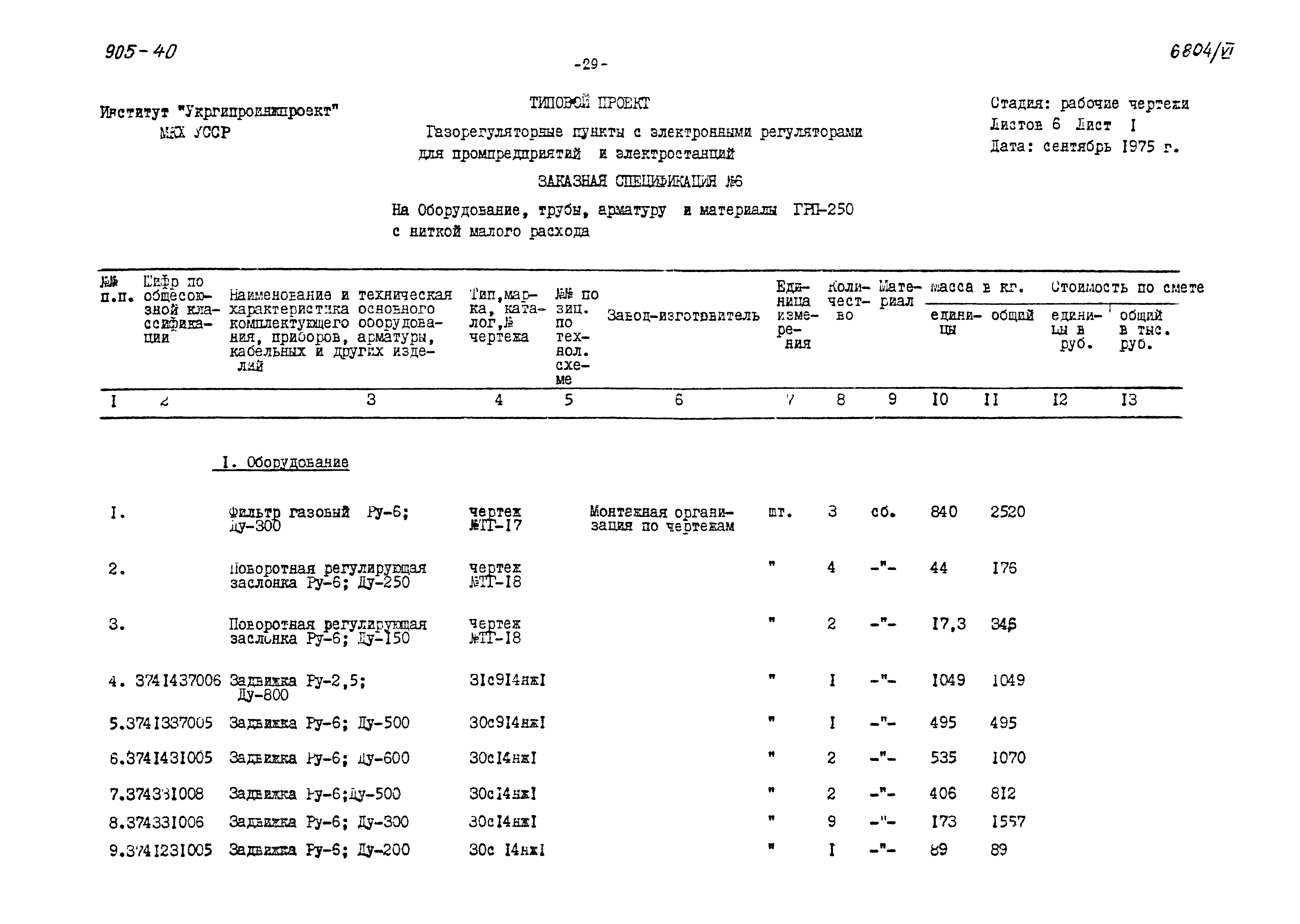 Типовой проект 905-40