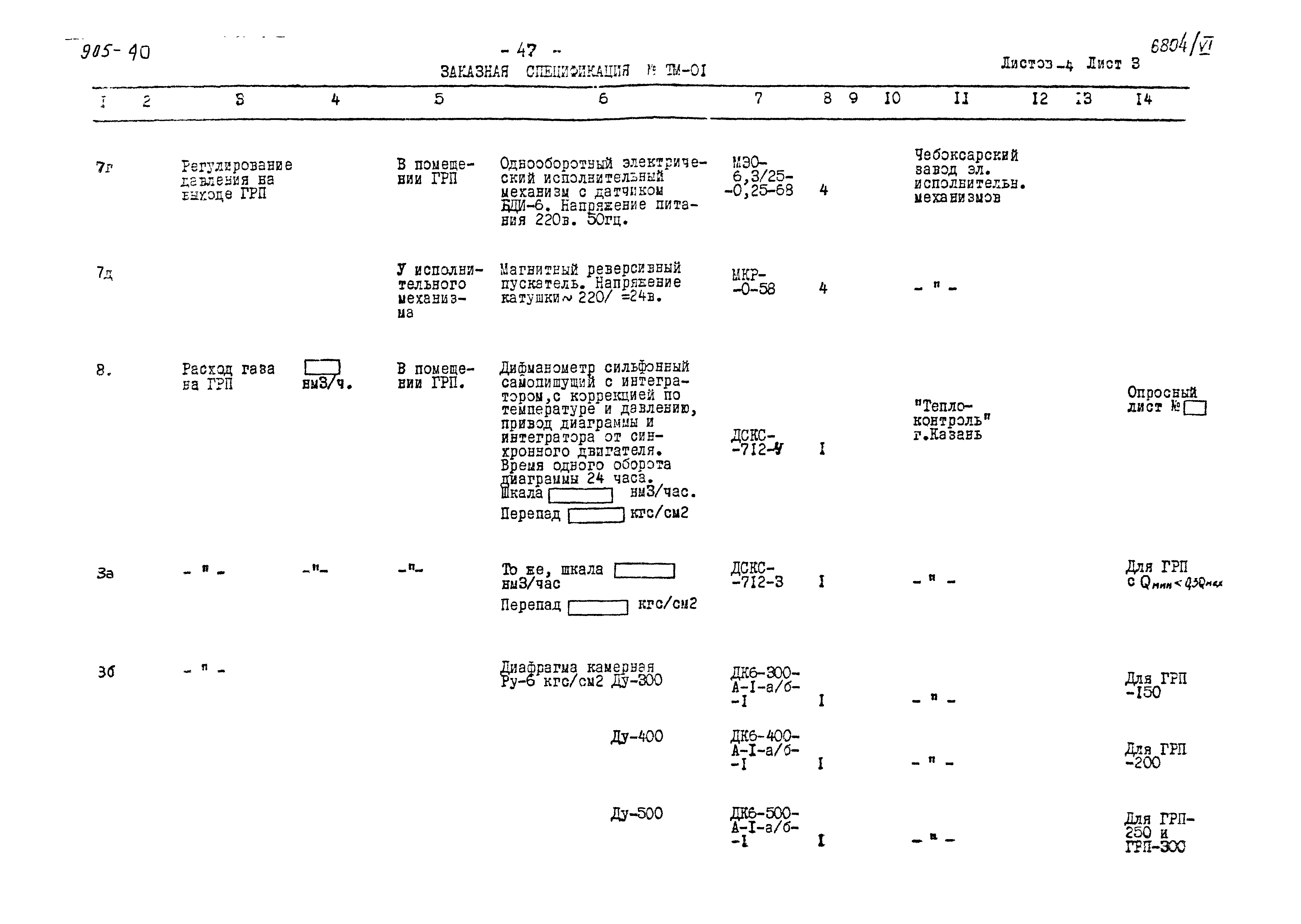 Типовой проект 905-40