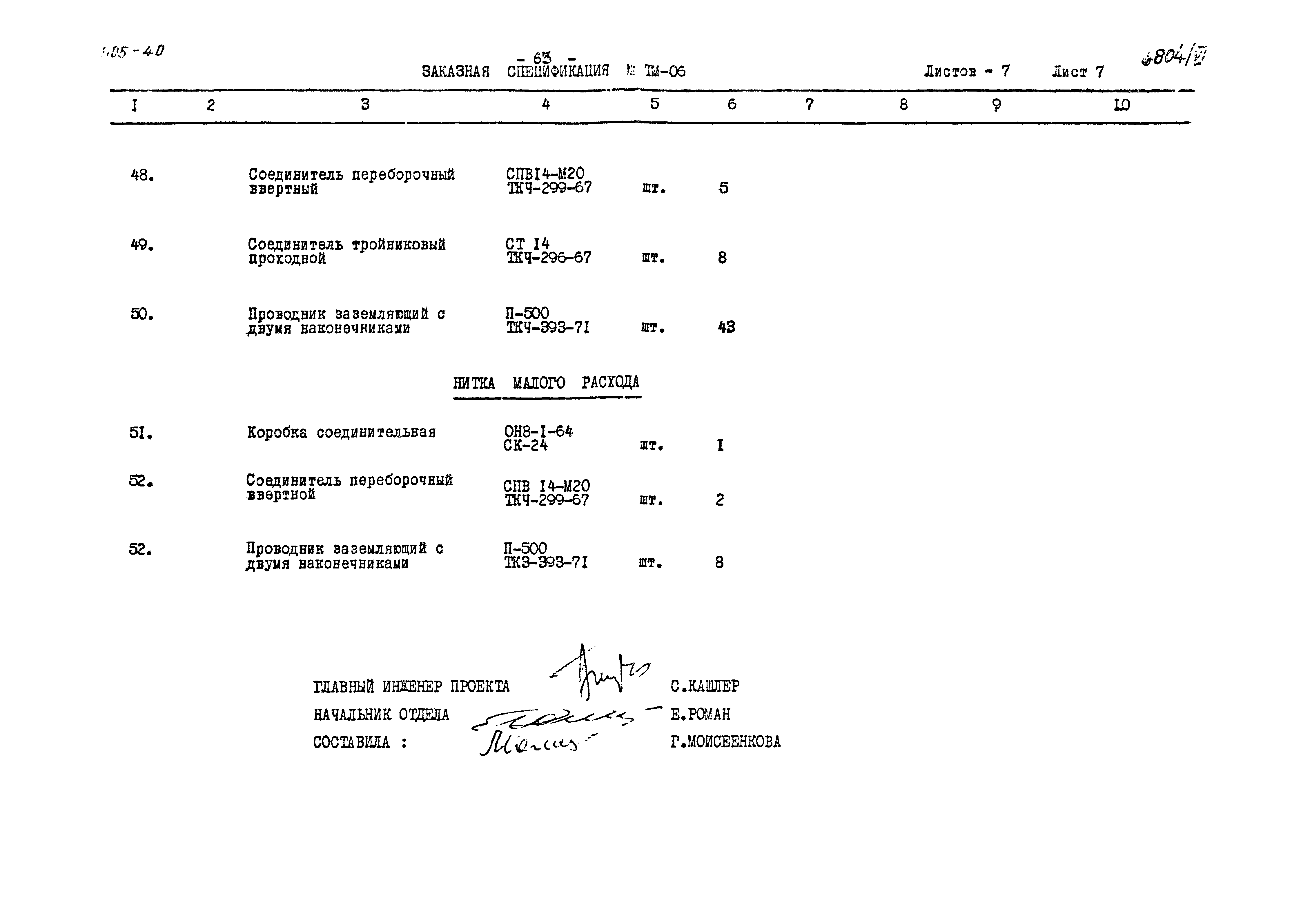 Типовой проект 905-40