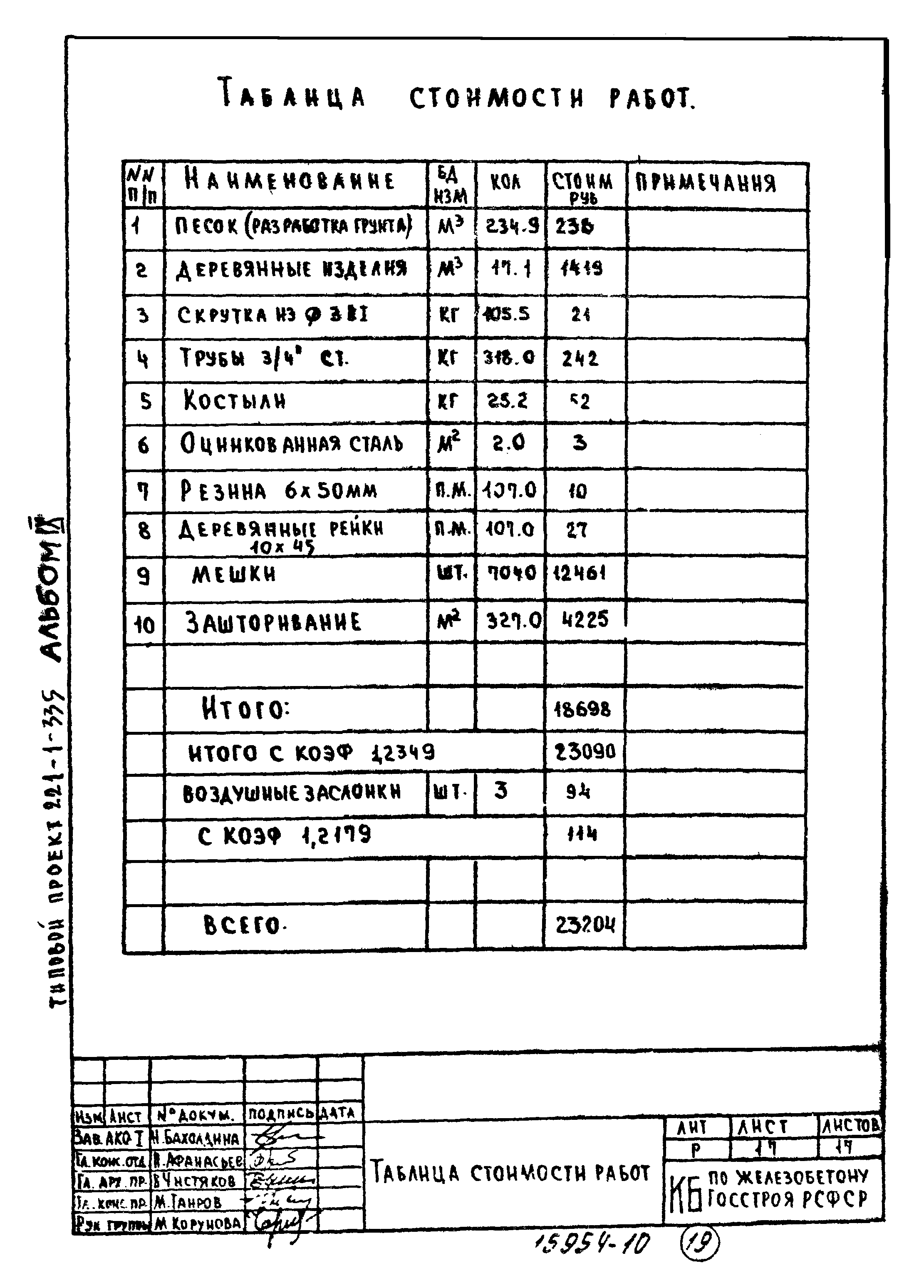 Типовой проект 221-1-335