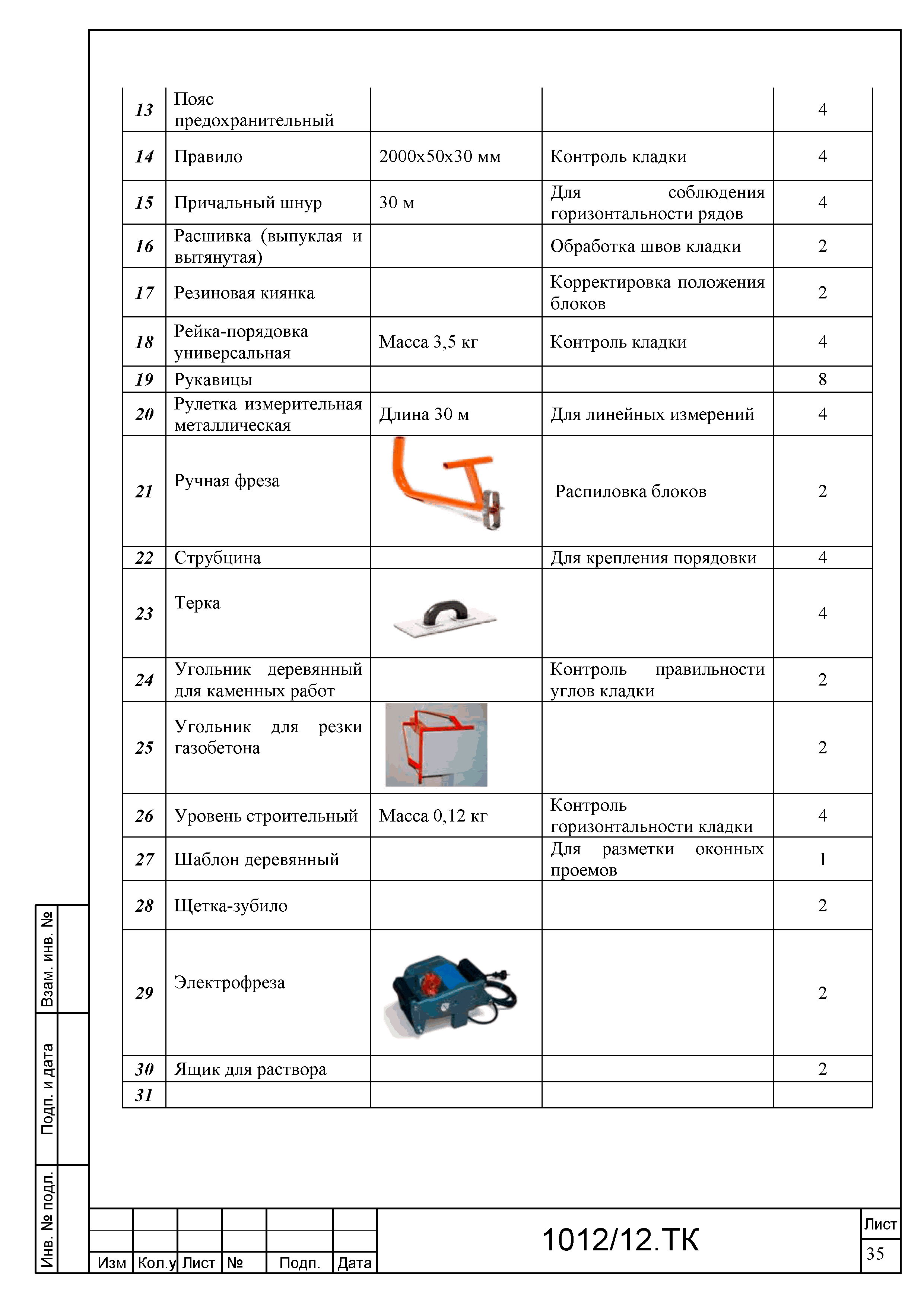 Технологическая карта облицовка стен