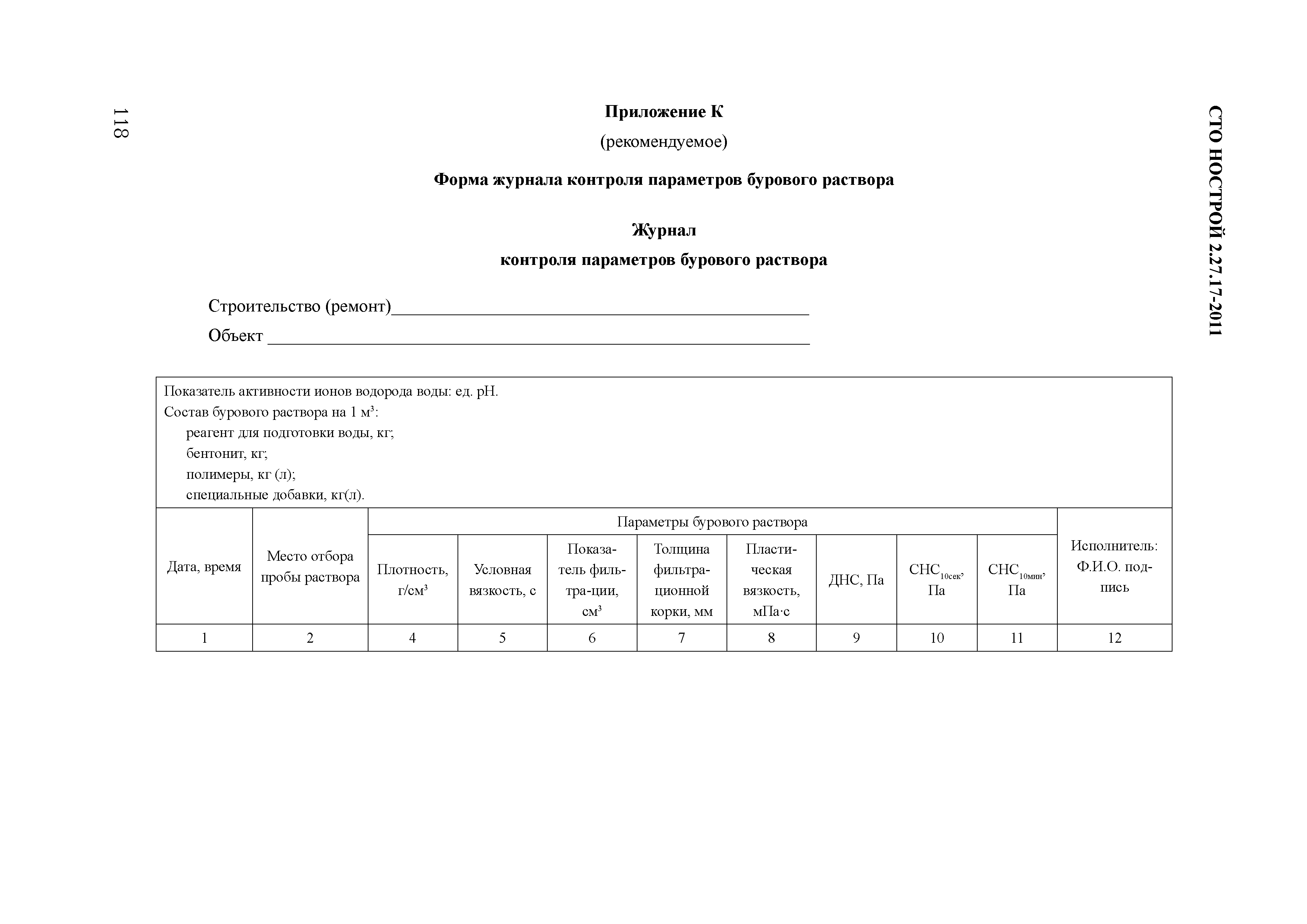 СТО НОСТРОЙ 2.27.17-2011