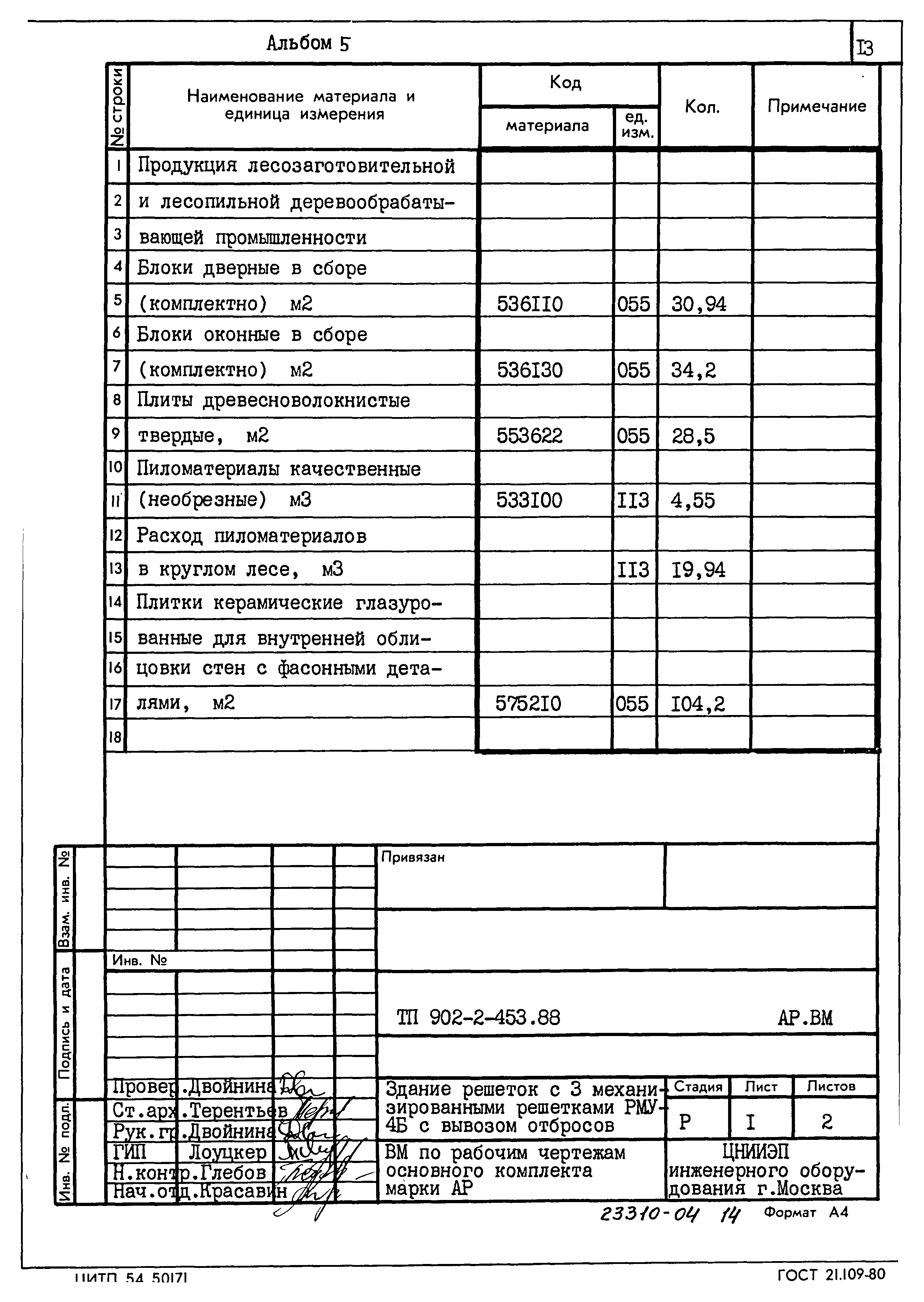 Типовой проект 902-2-453.88